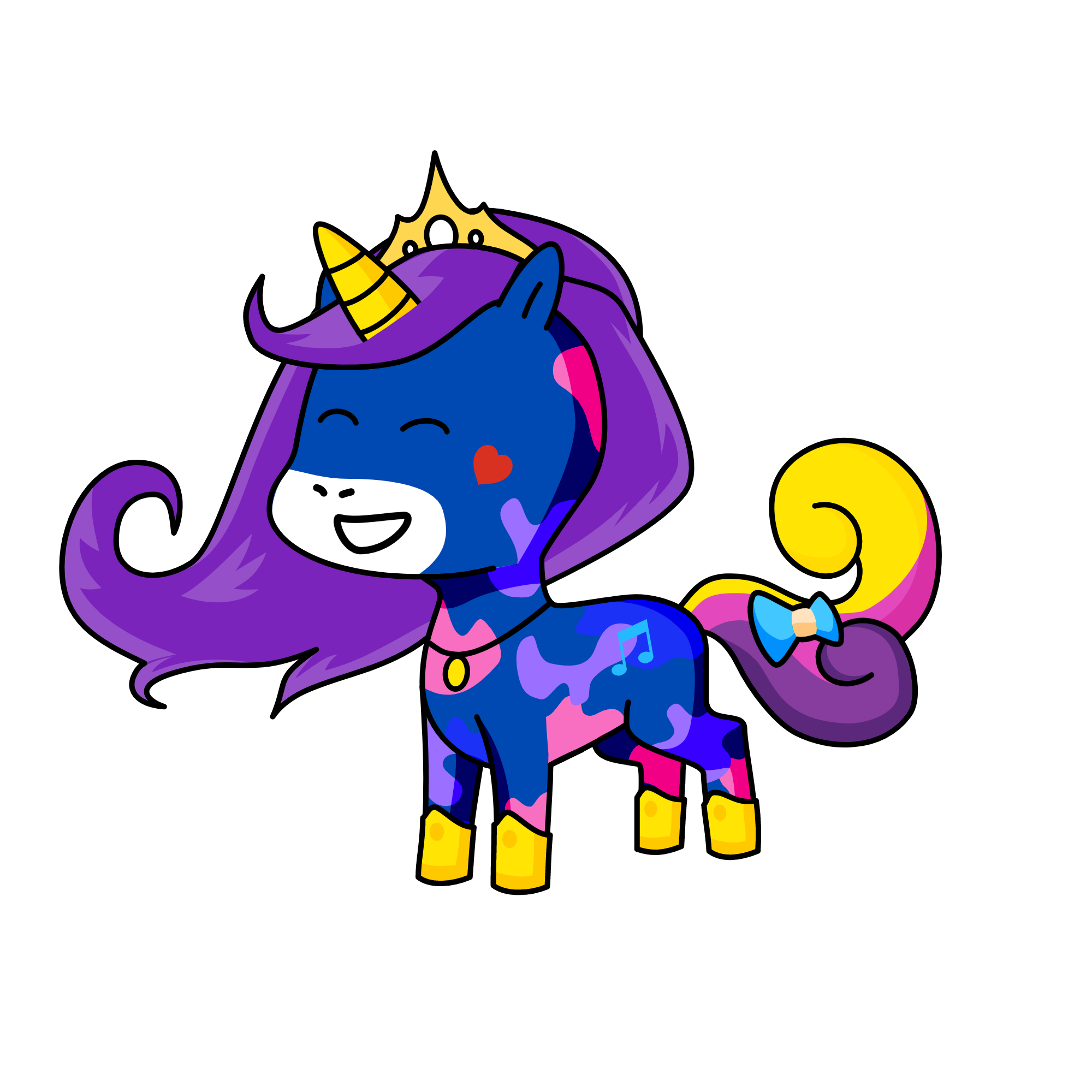 COLORES, the unicorn