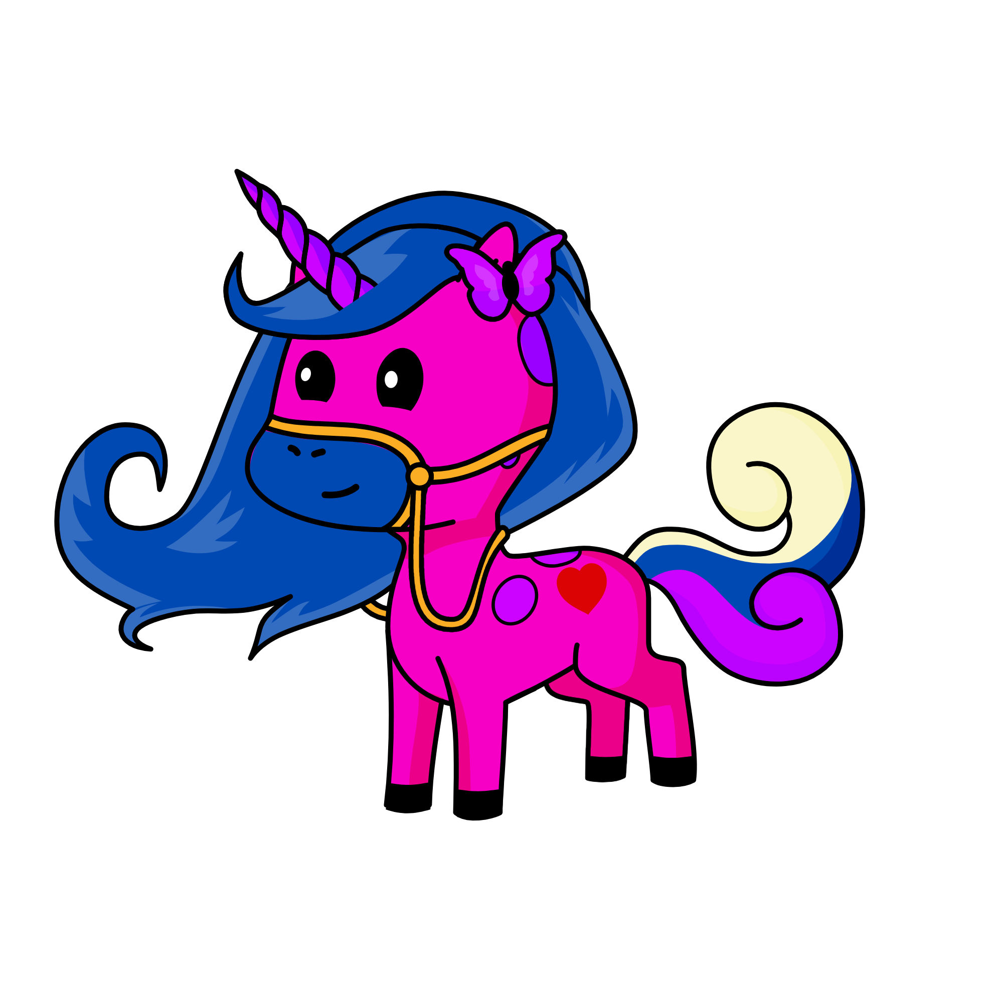 moonlight, the unicorn