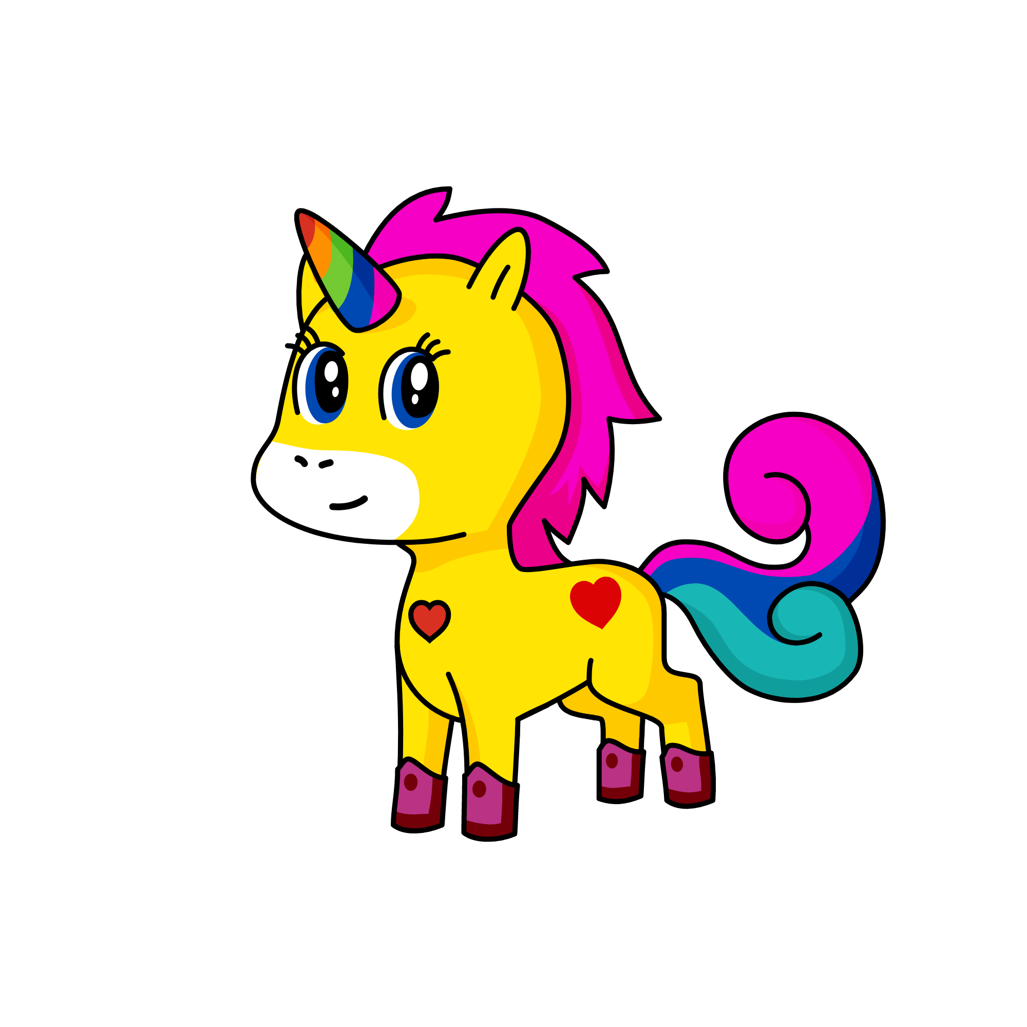 PINKY, the unicorn