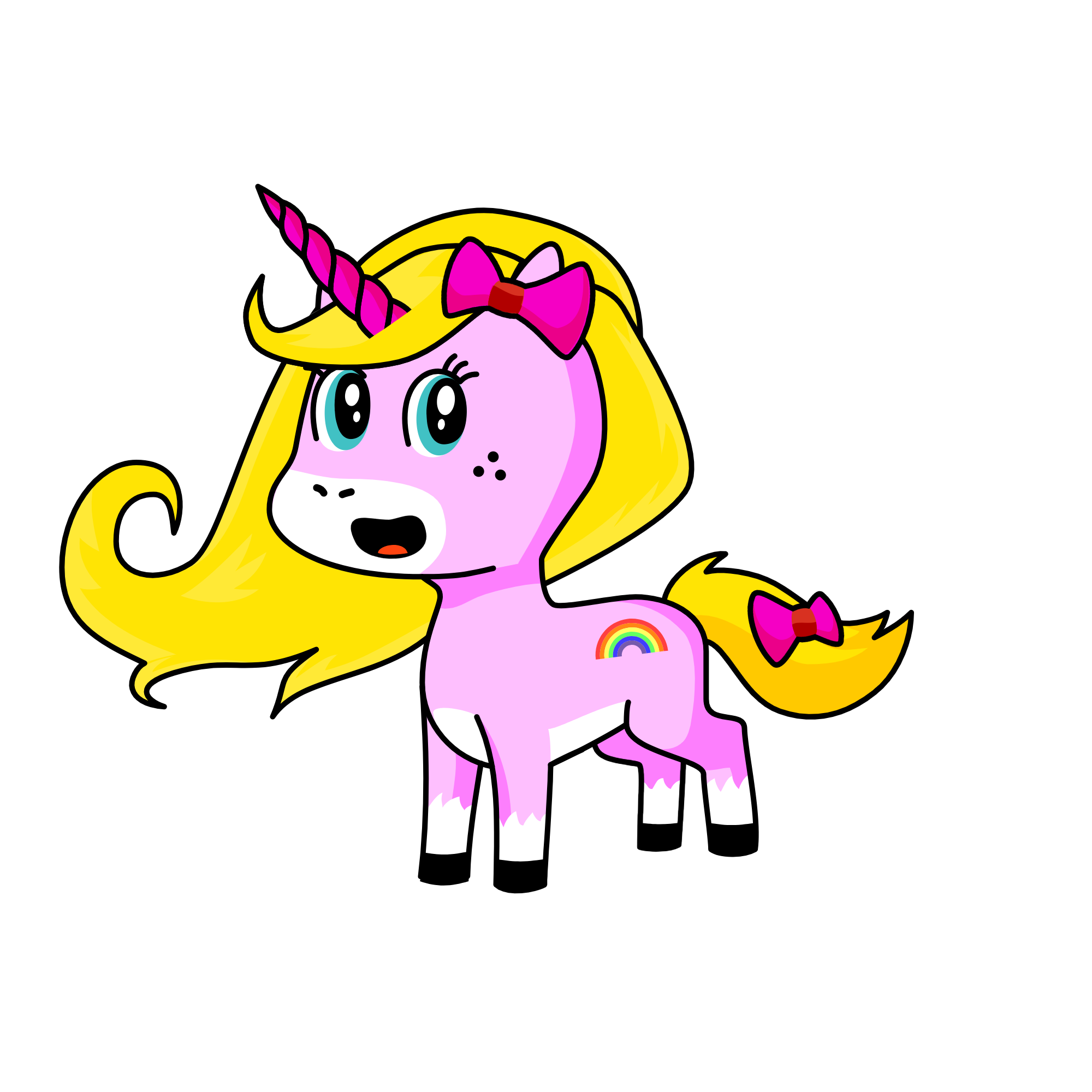 Spike, the unicorn