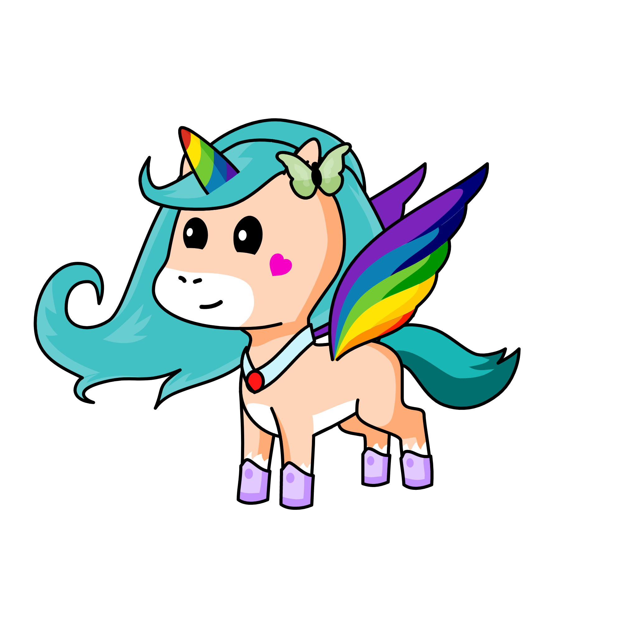 rianbowa, the unicorn