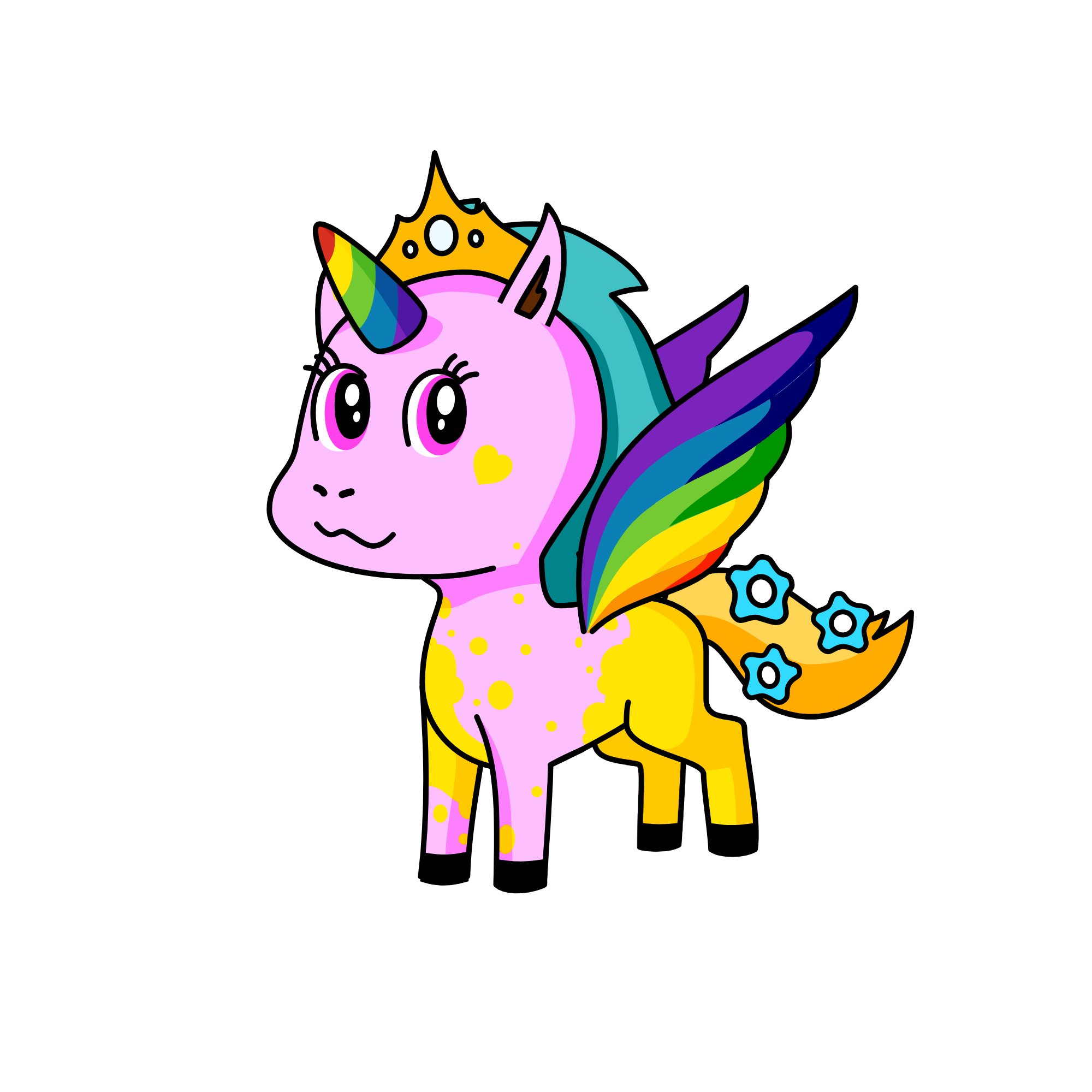 Cuty, the unicorn