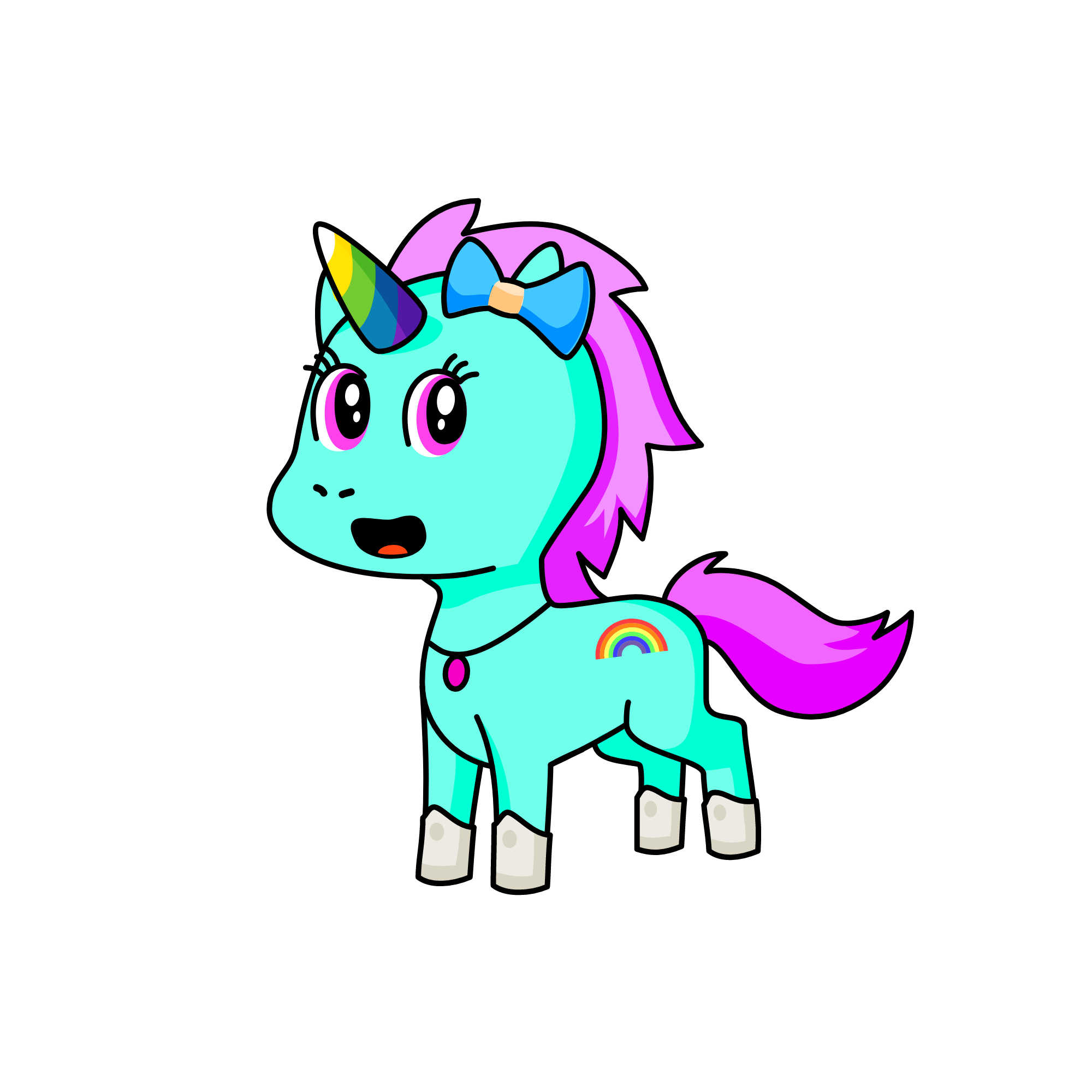 Adriana the brave, the unicorn