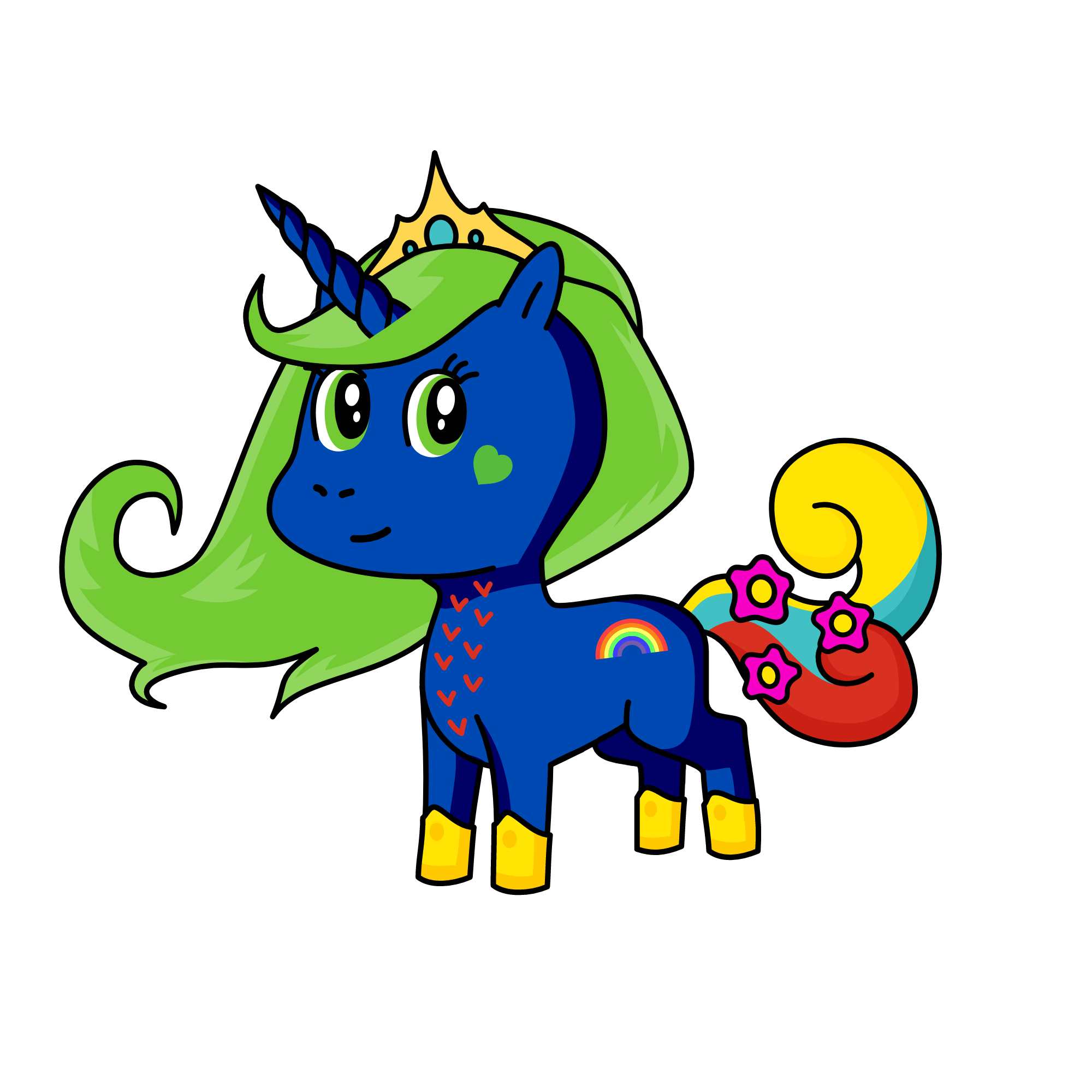Queen Of Seasons, the unicorn