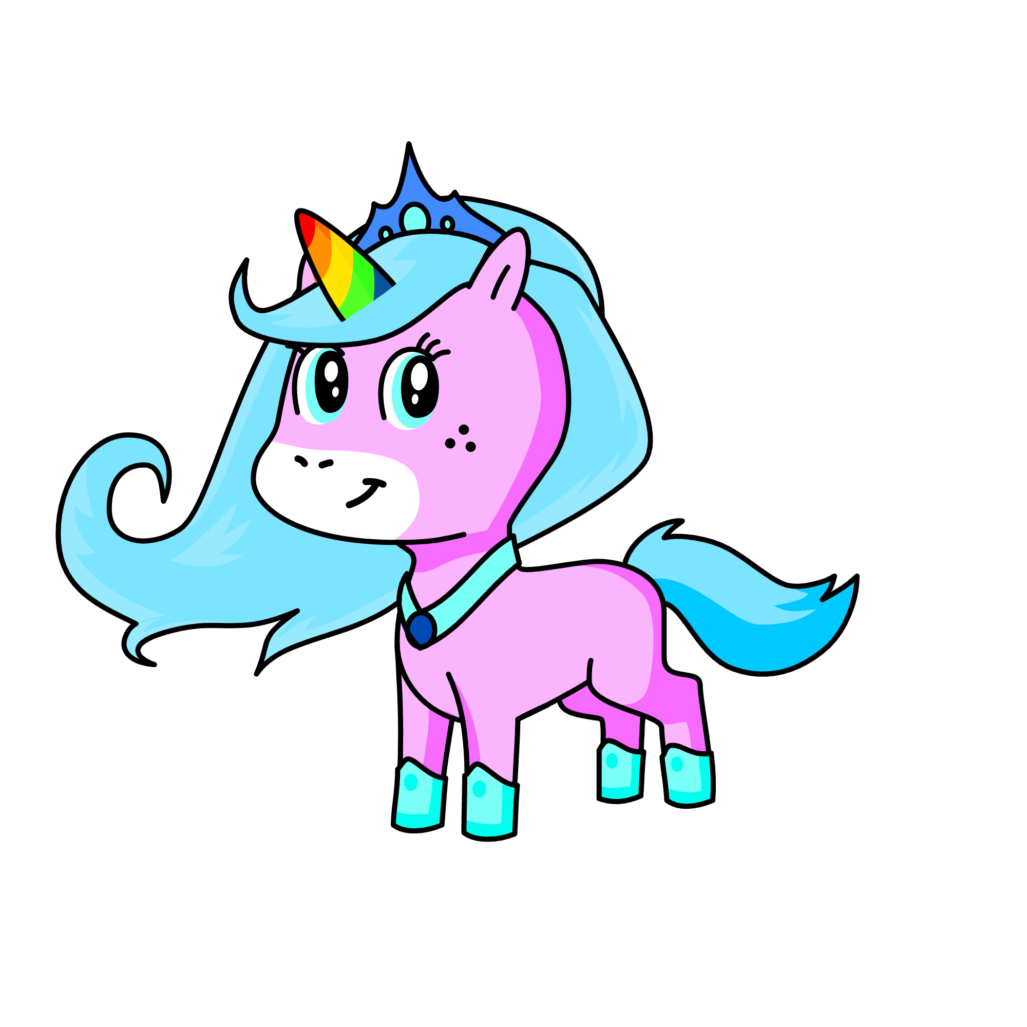 princess candy, the unicorn
