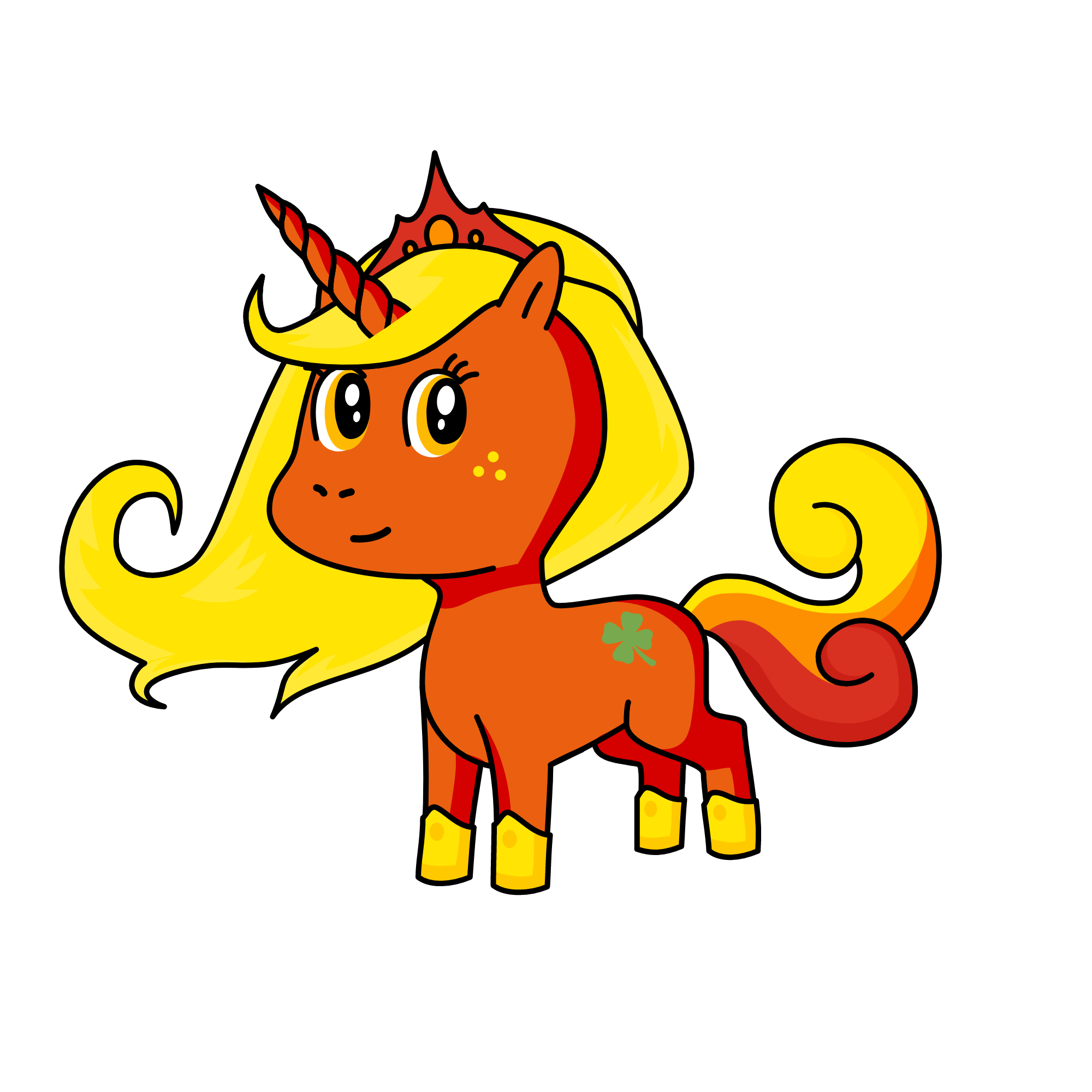 Queen of autummn, the unicorn