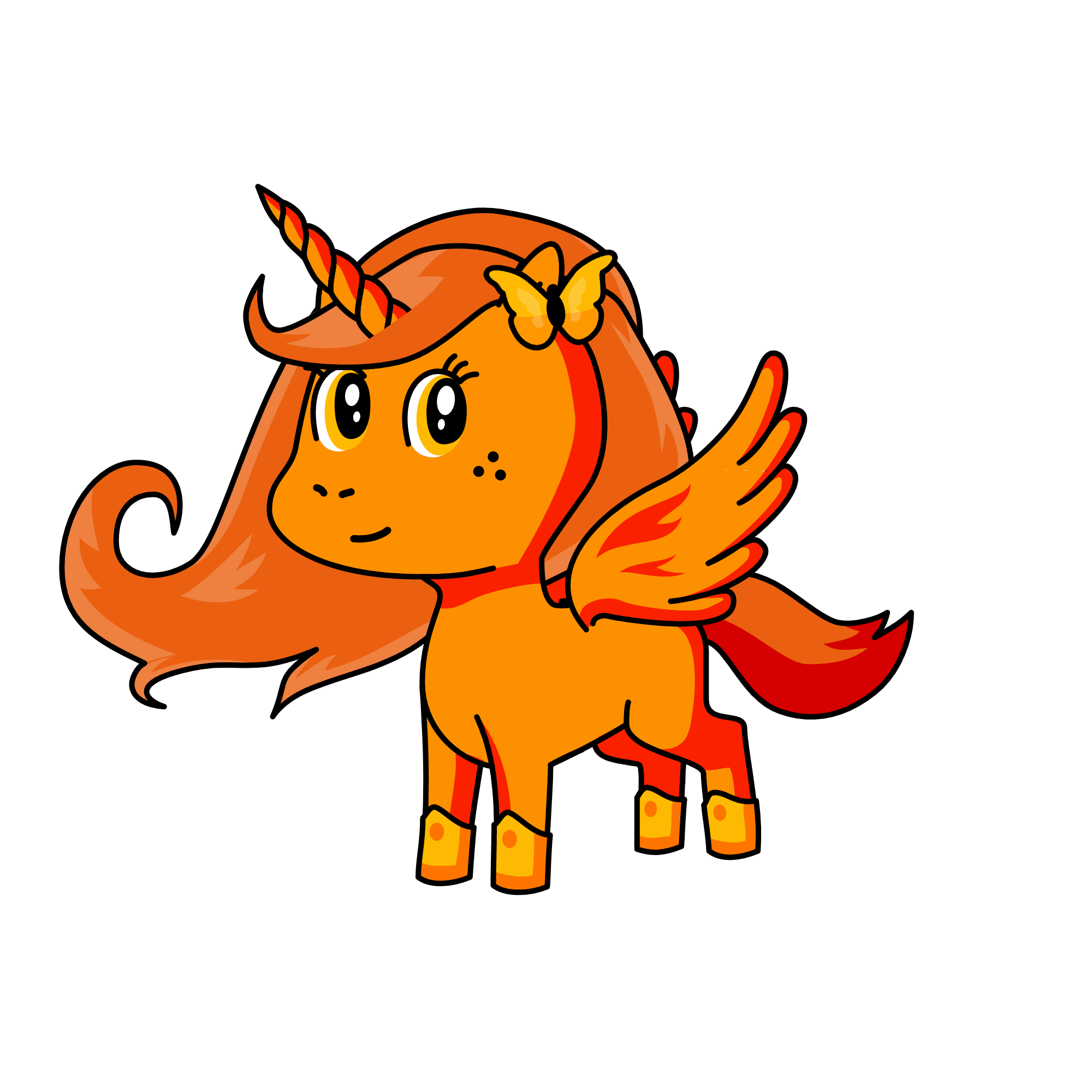 Poppy, the unicorn