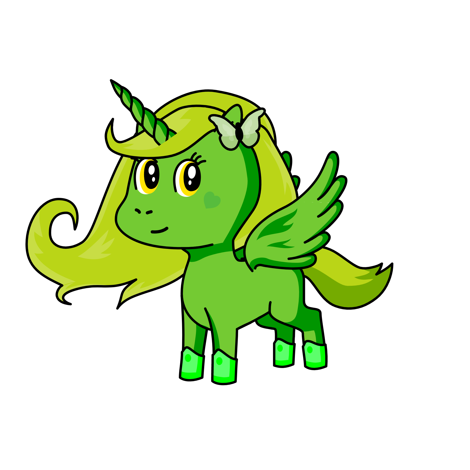 Jade, the unicorn