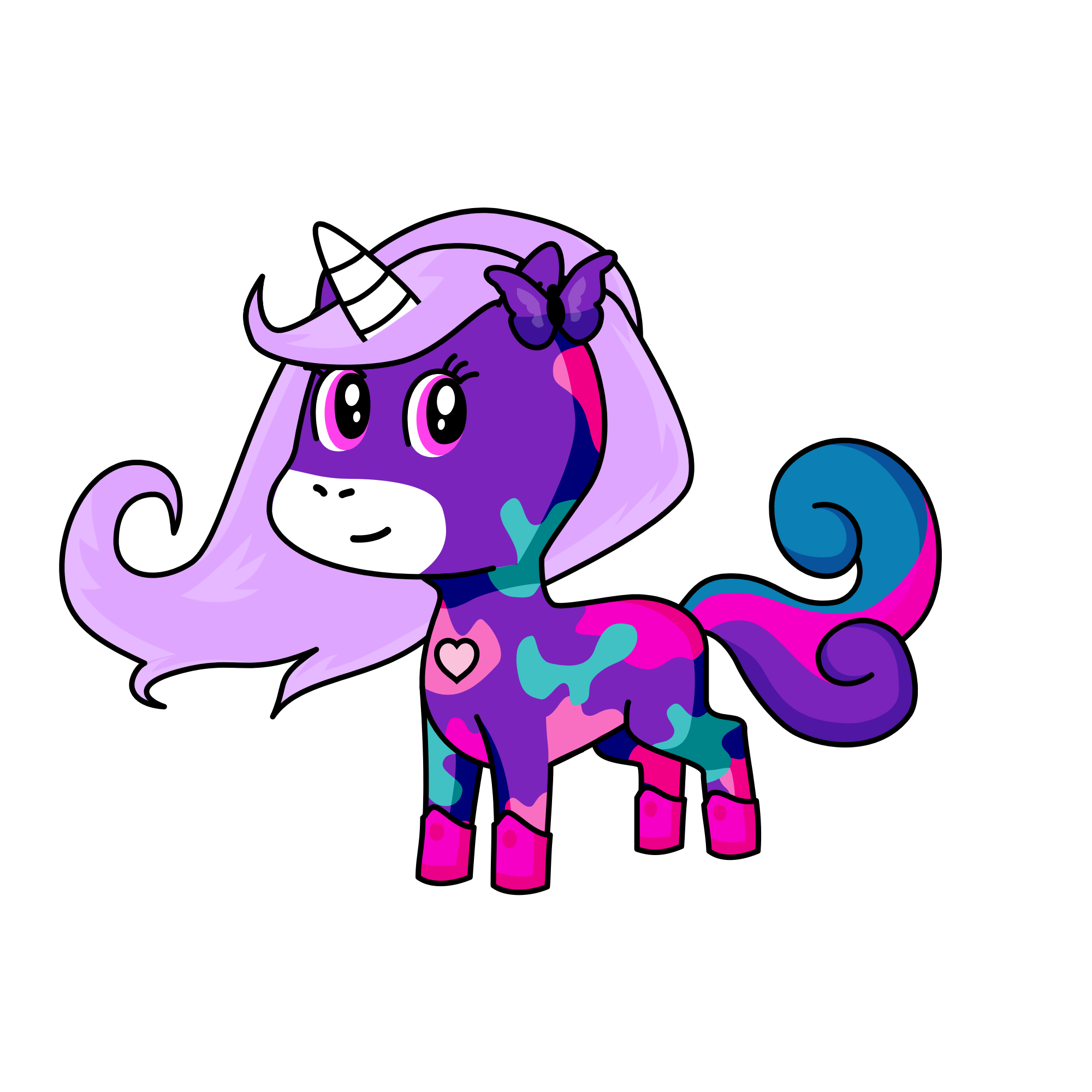 Love heard, the unicorn