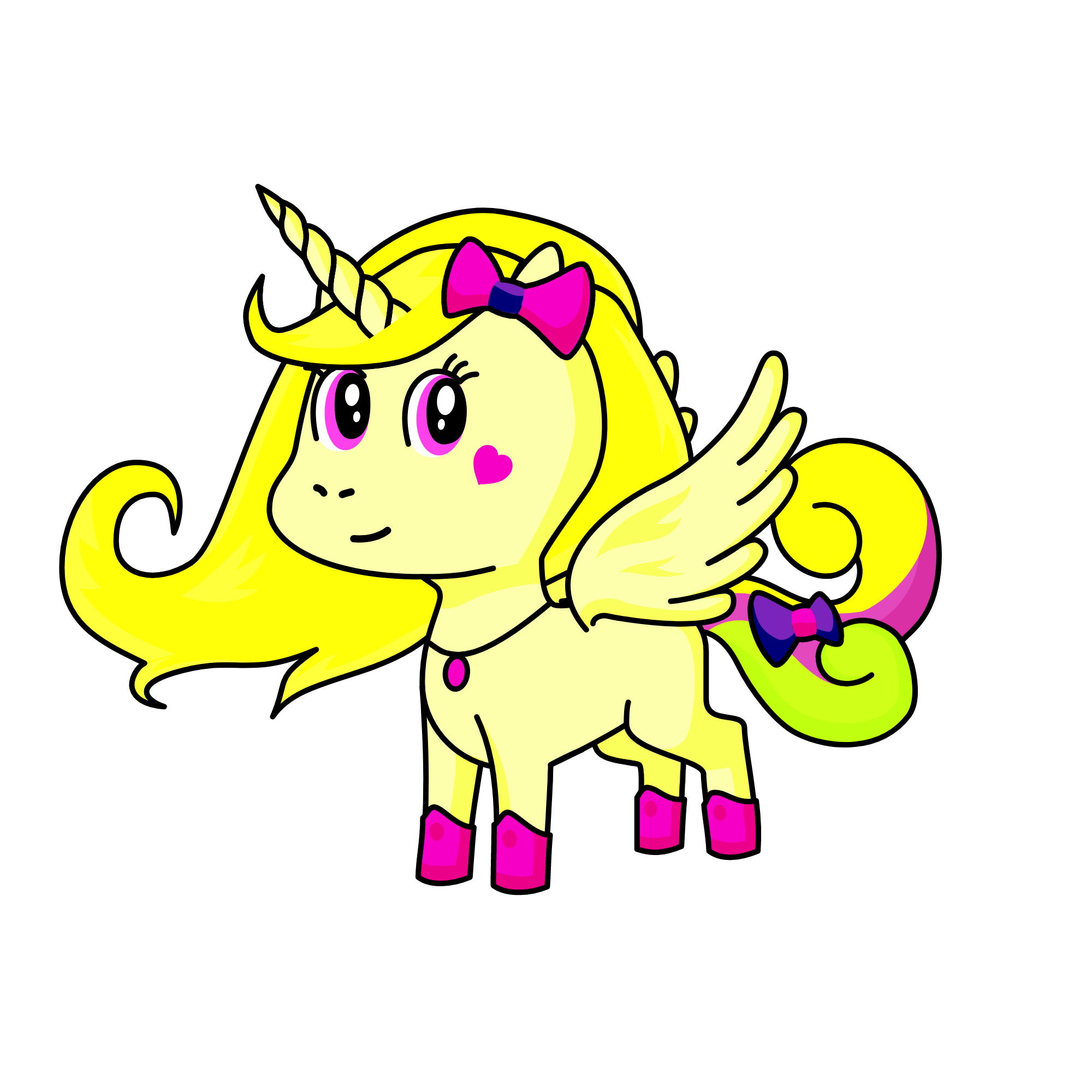 Barbie, the unicorn