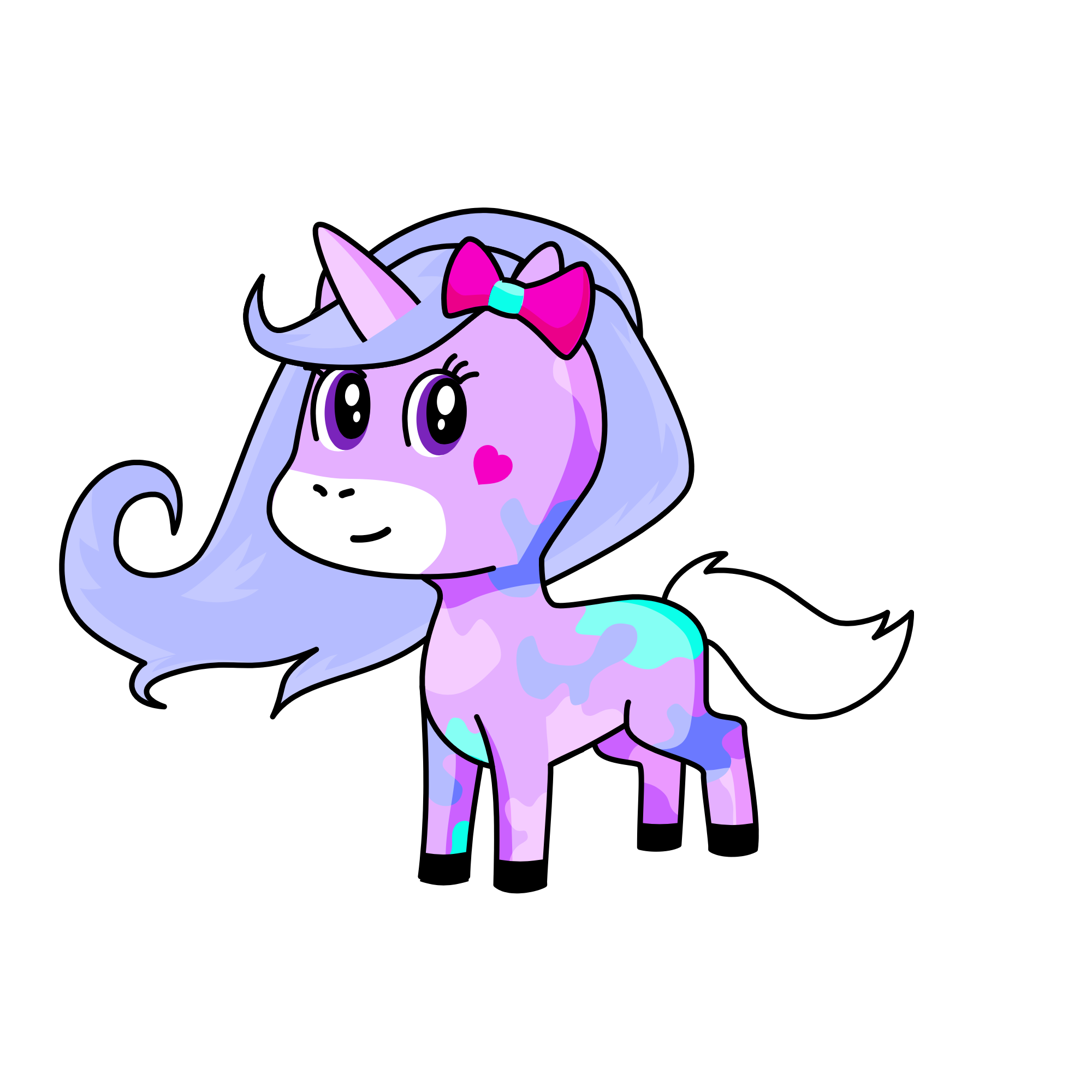 Snow, the unicorn