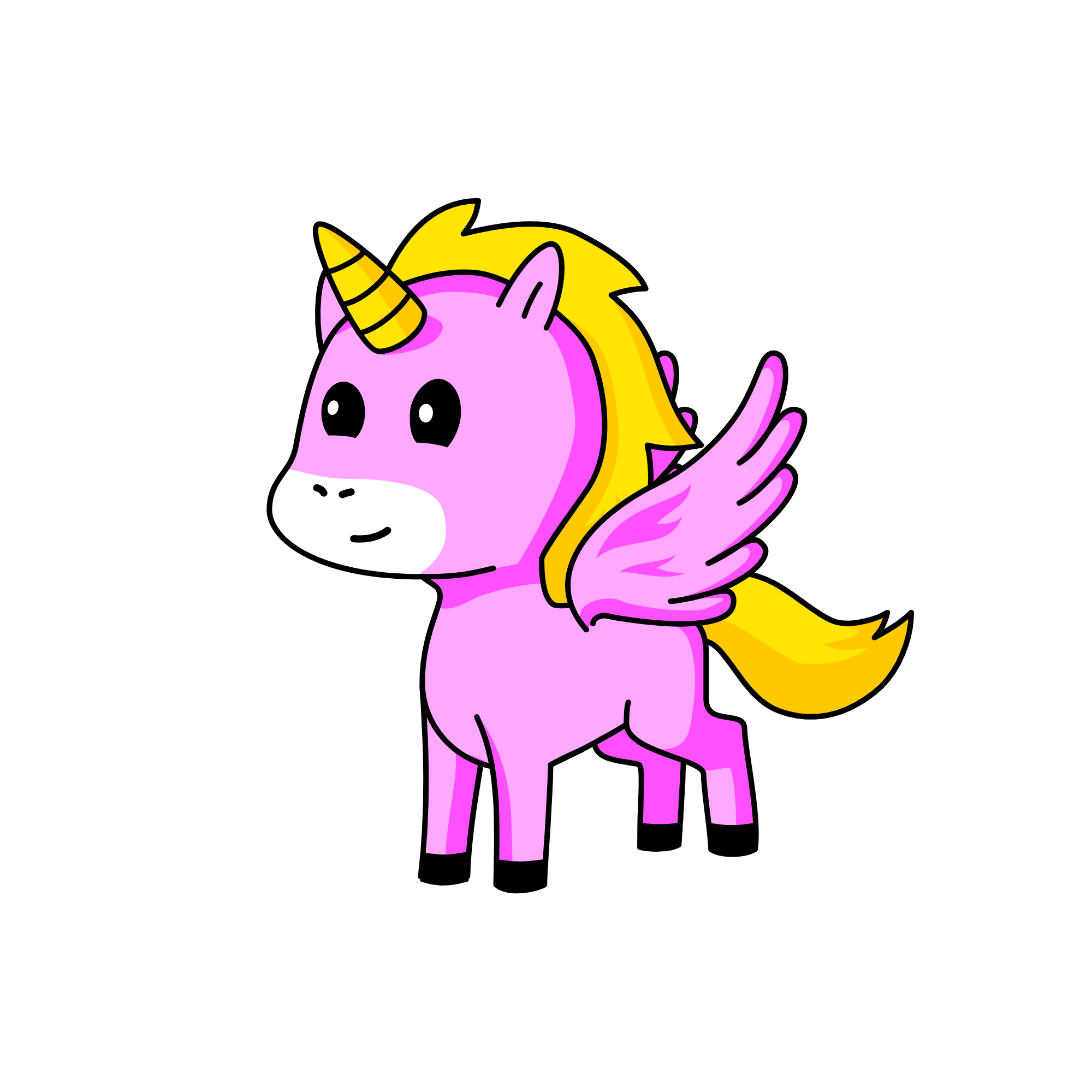 Candy, the unicorn