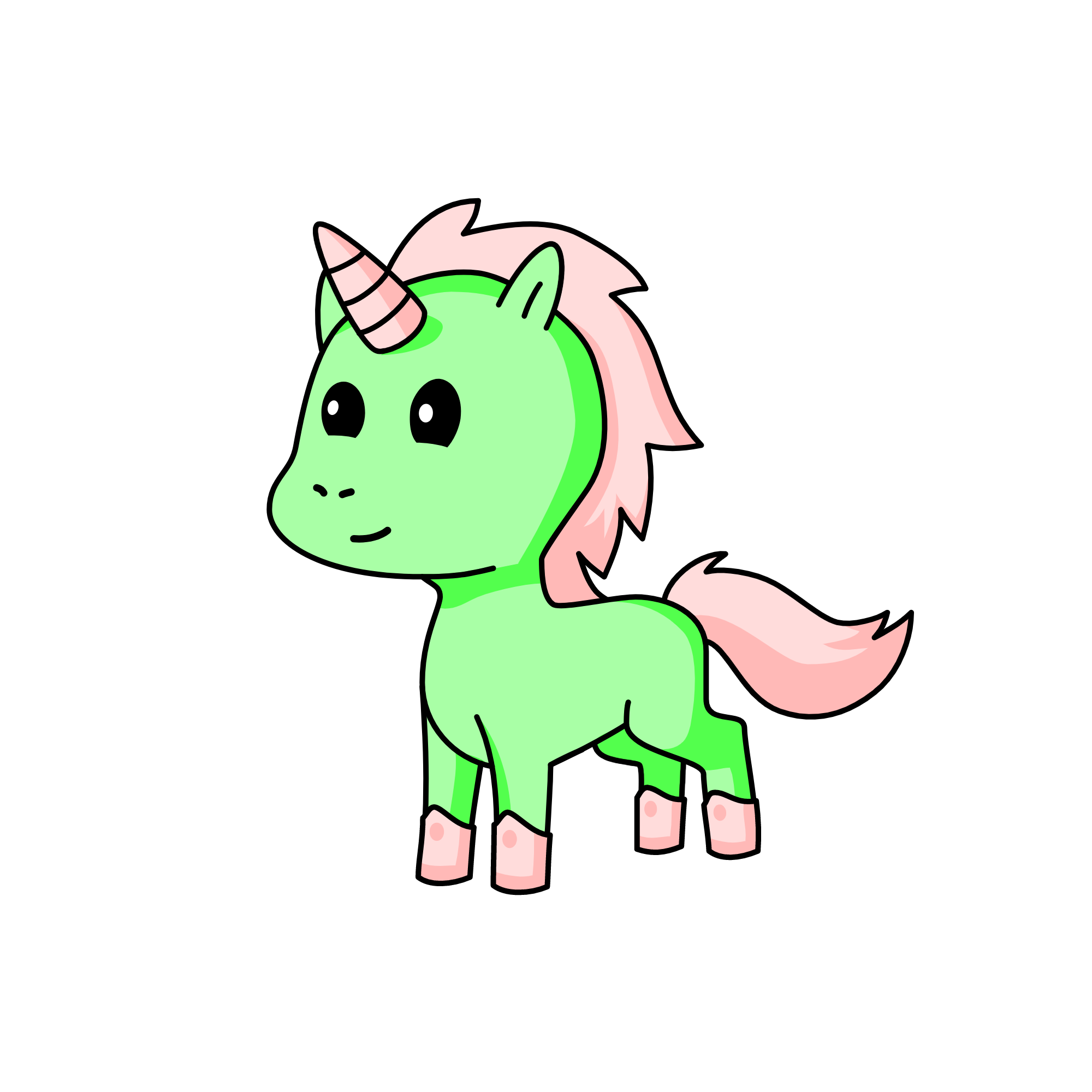 Emerald, the unicorn