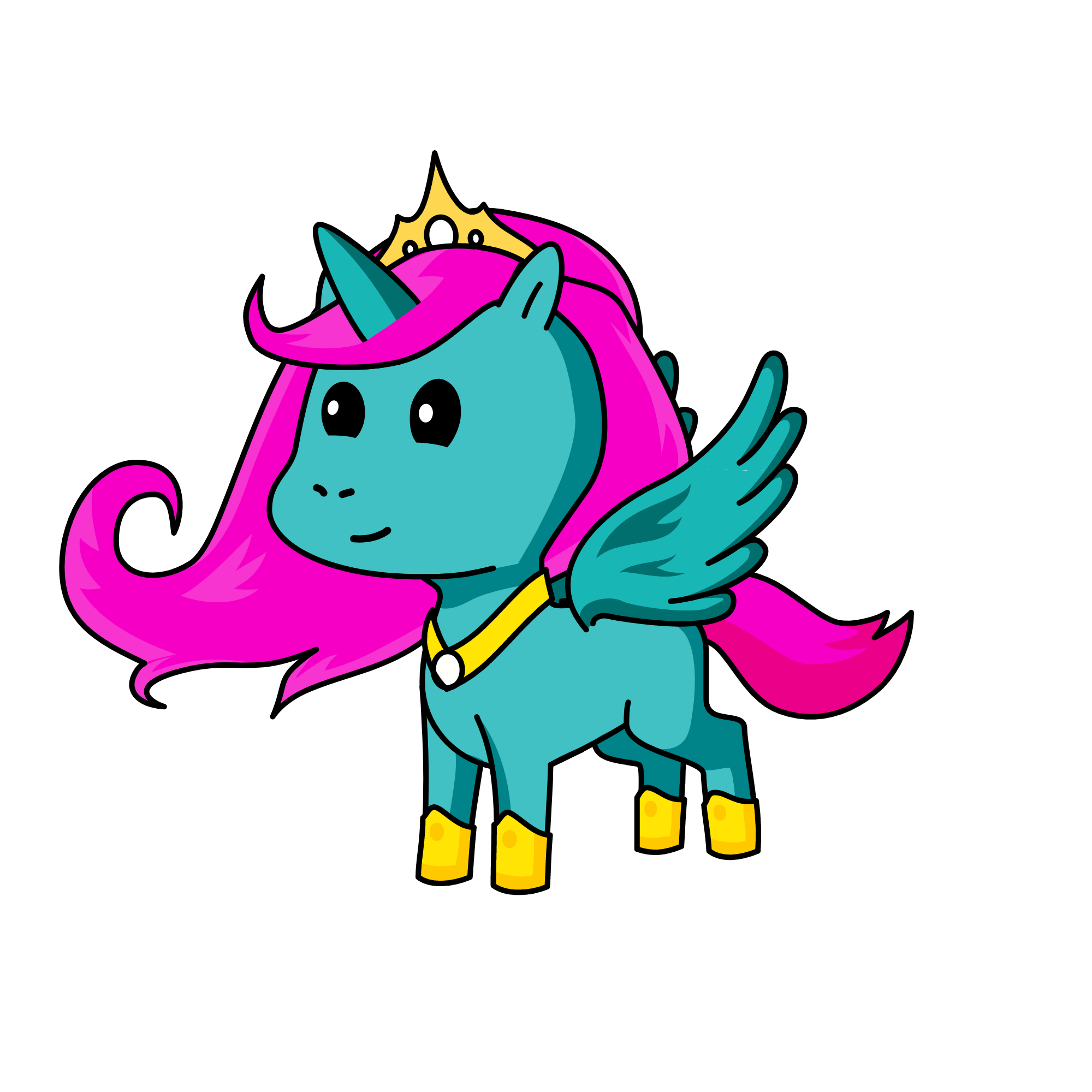 Cotton Candy, the unicorn