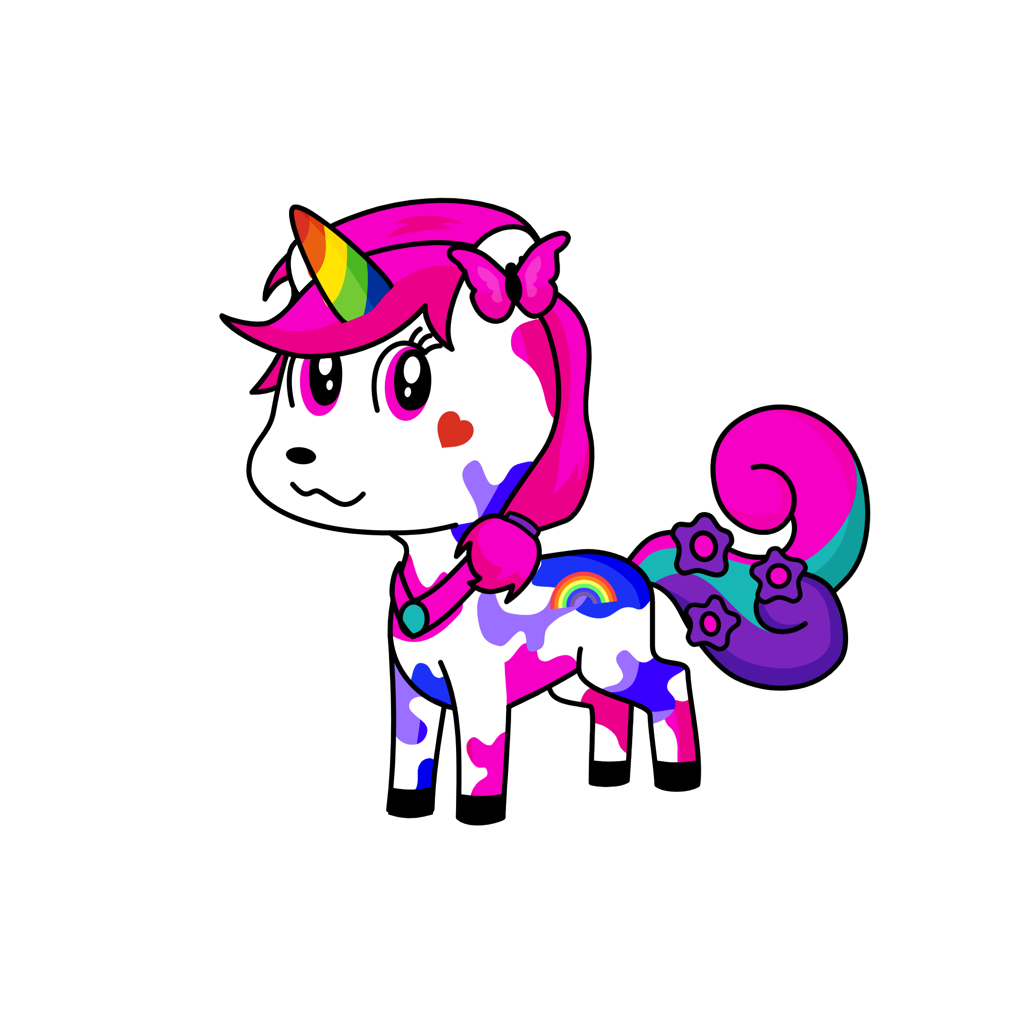 cupcake, the unicorn