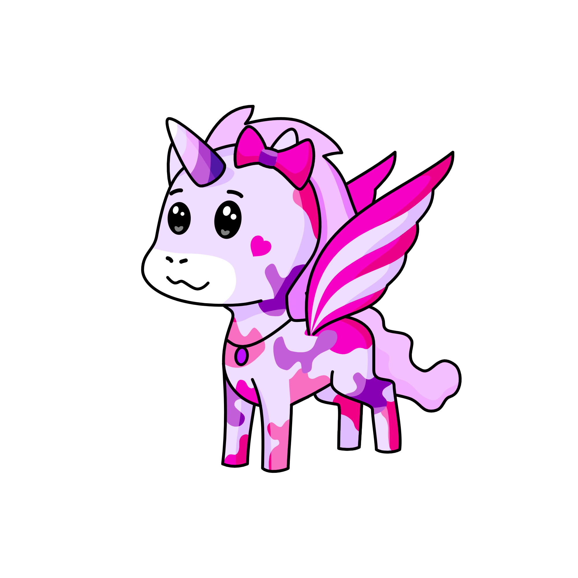 Glaze, the unicorn