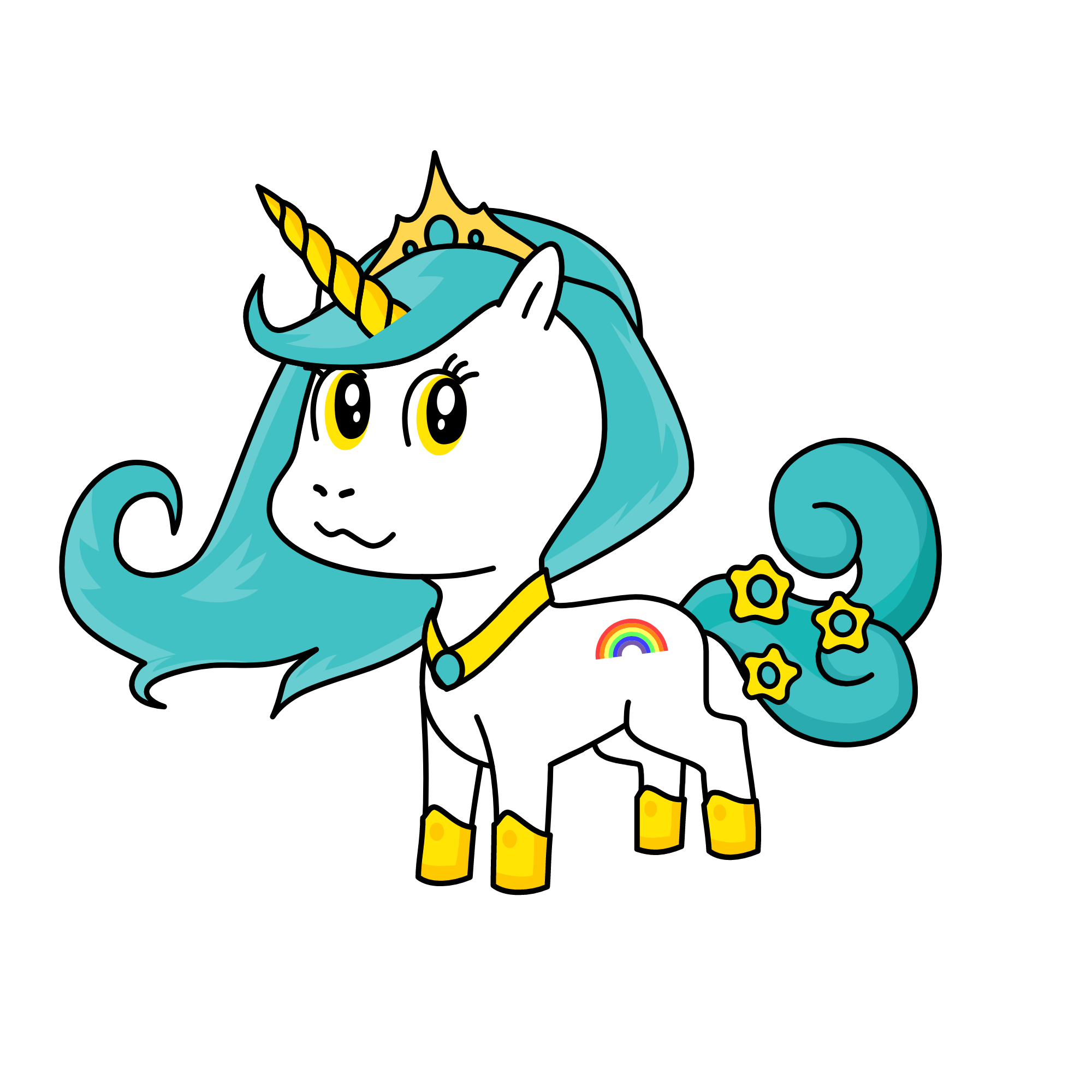 Wonder Corn, the unicorn