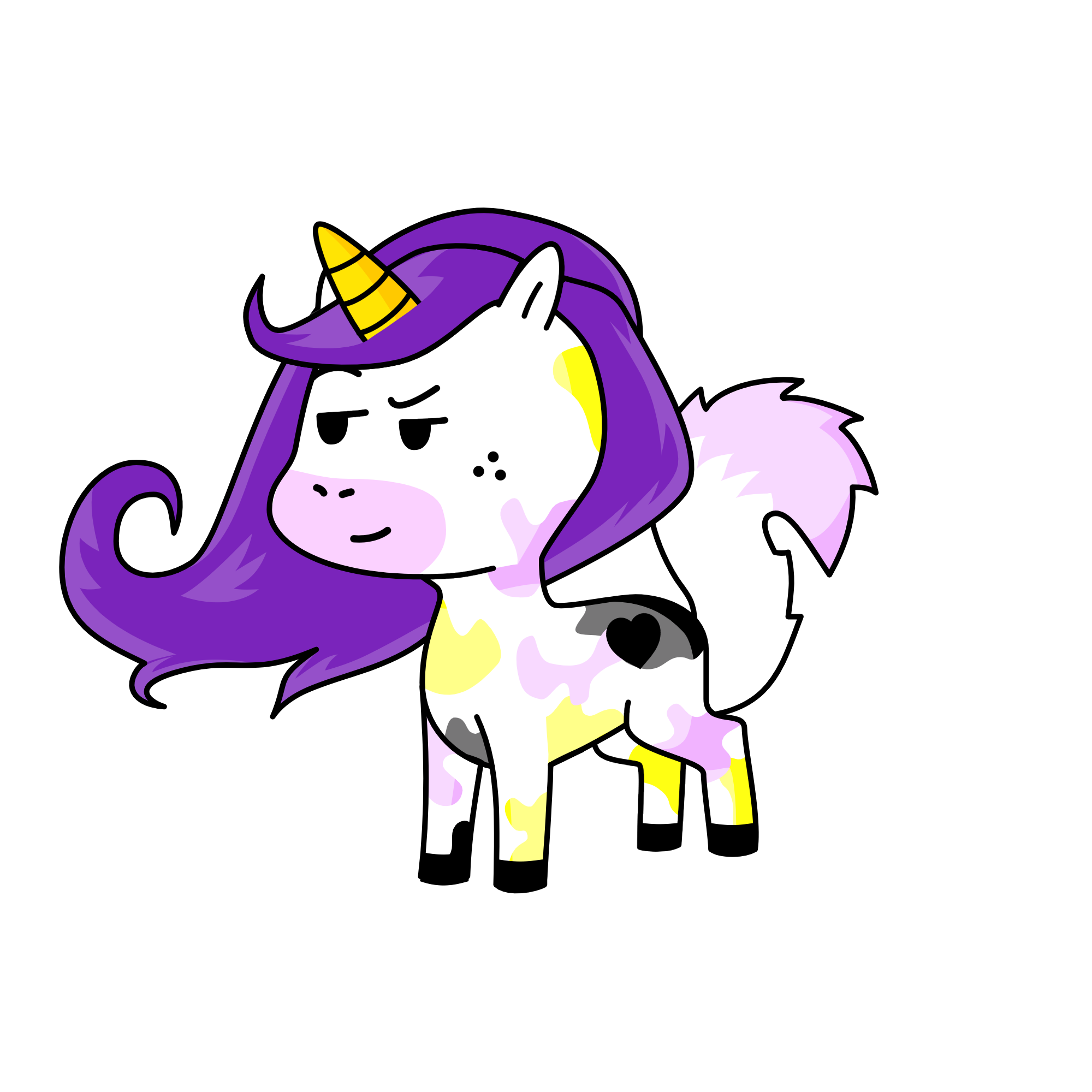 Pixl, the unicorn