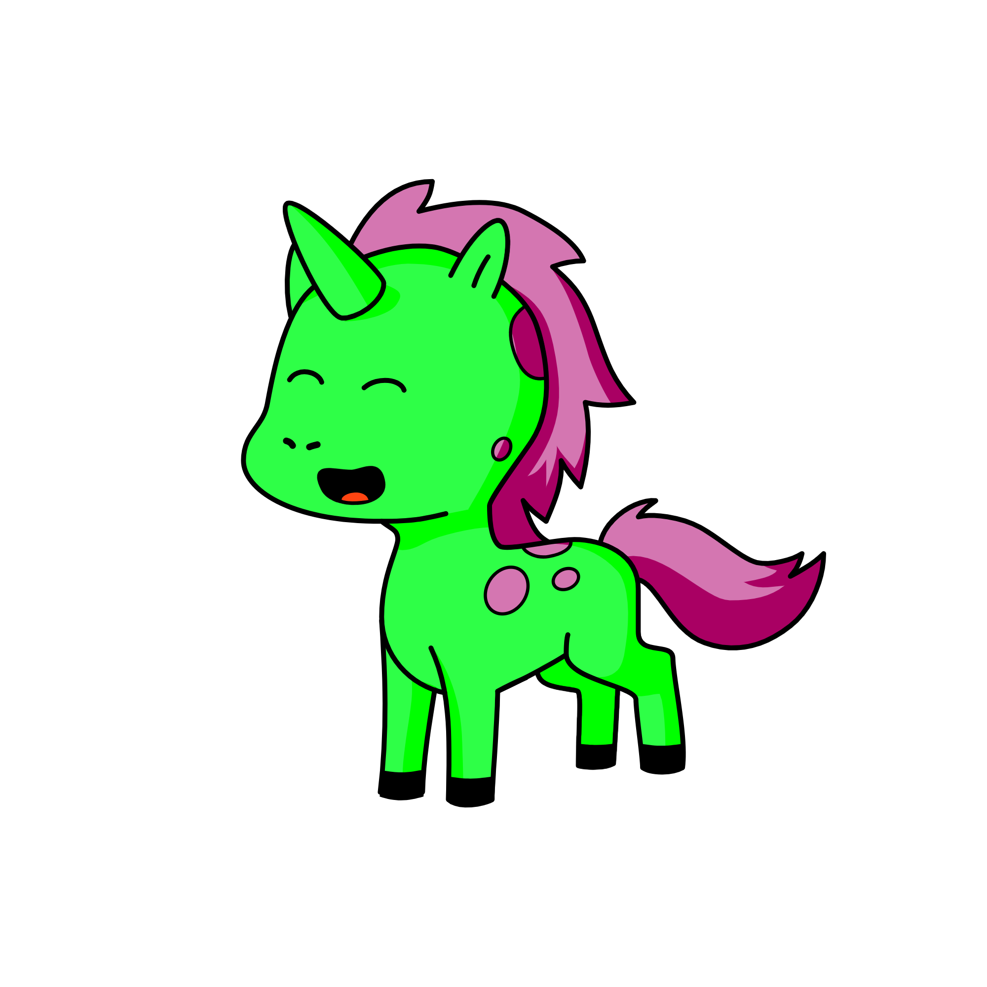 Peridot, the unicorn