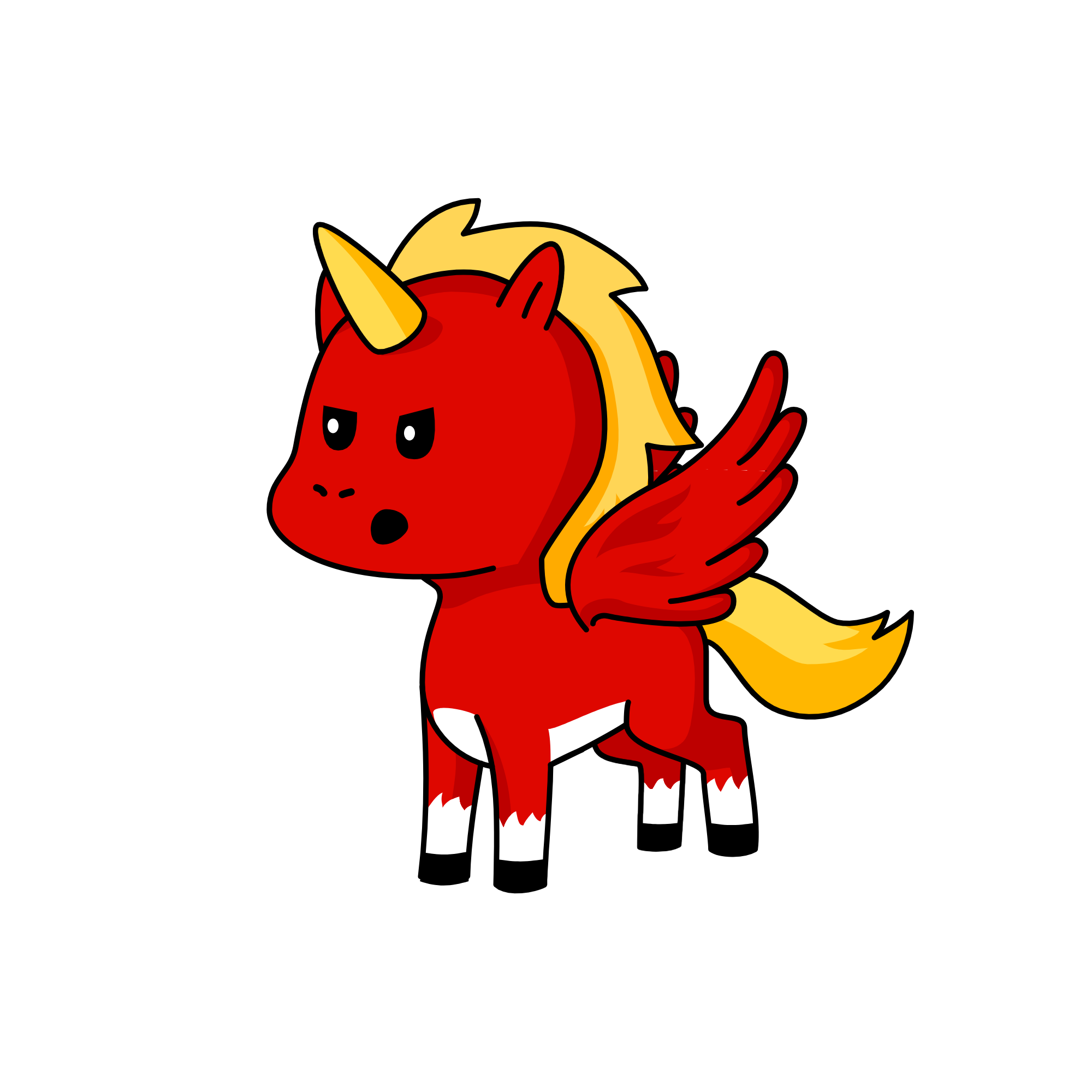 Garnet, the unicorn