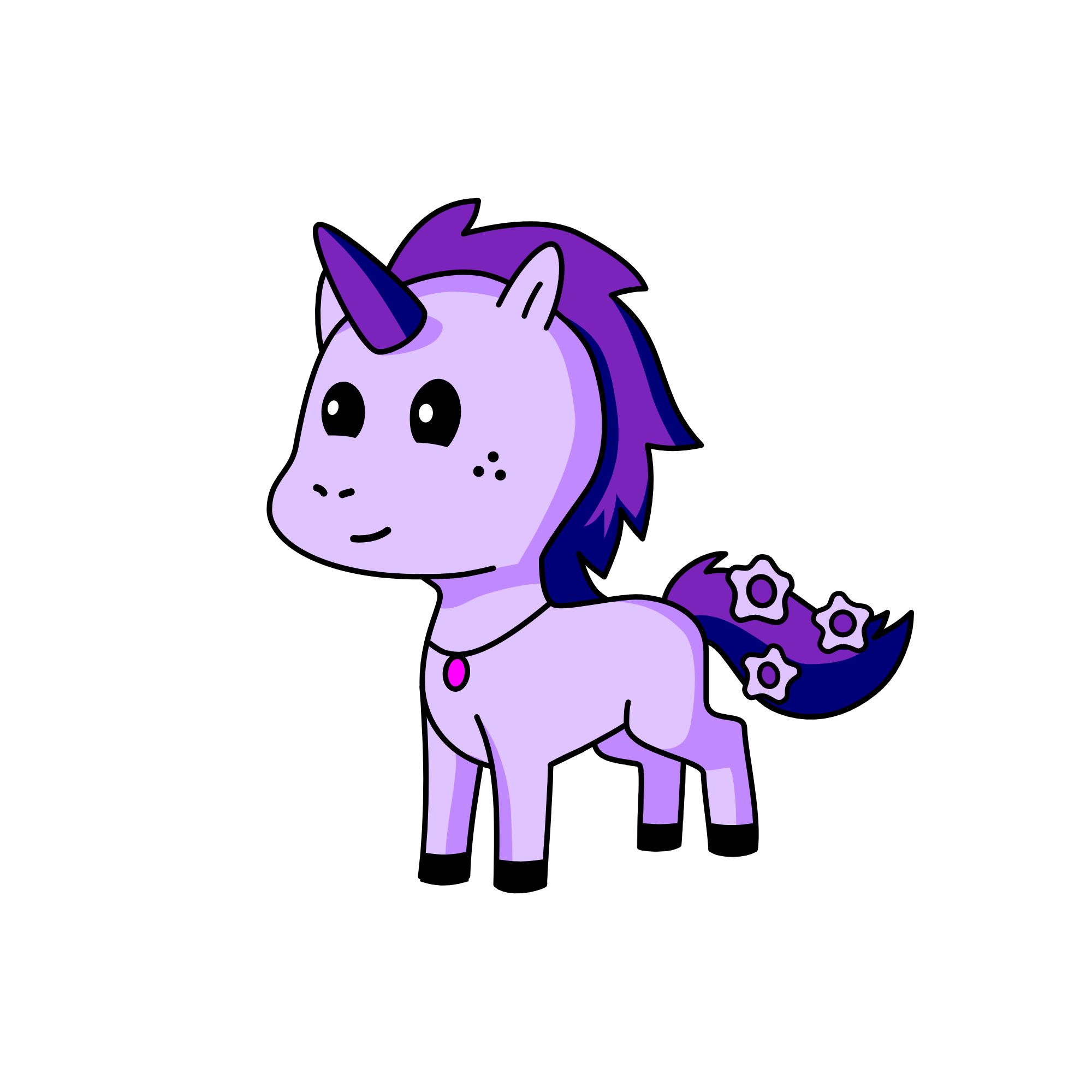 Amethyst, the unicorn