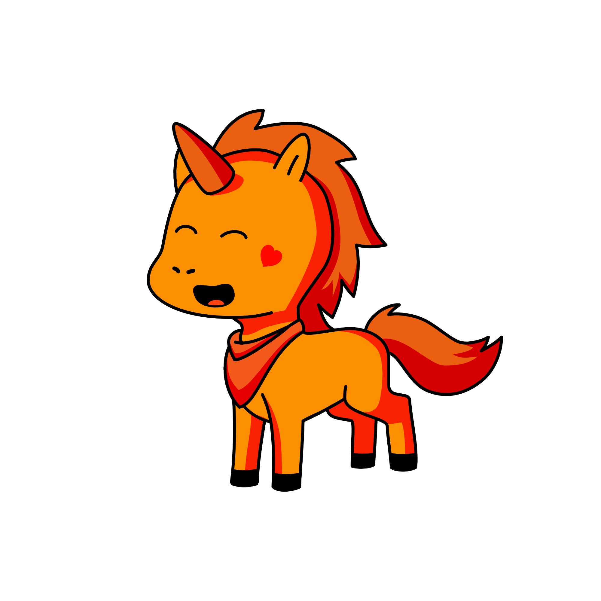 Amber, the unicorn