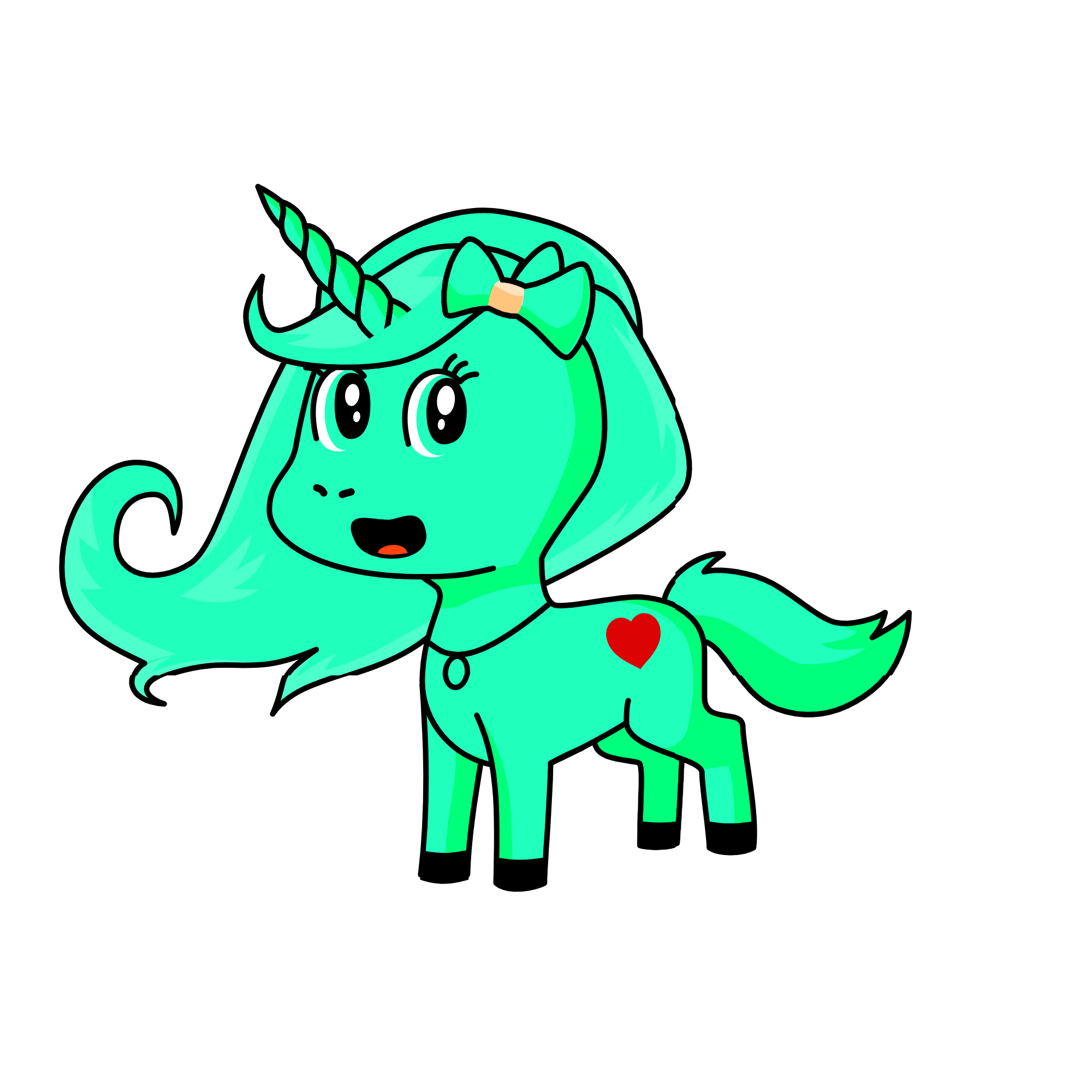 mini๐
๐, the unicorn