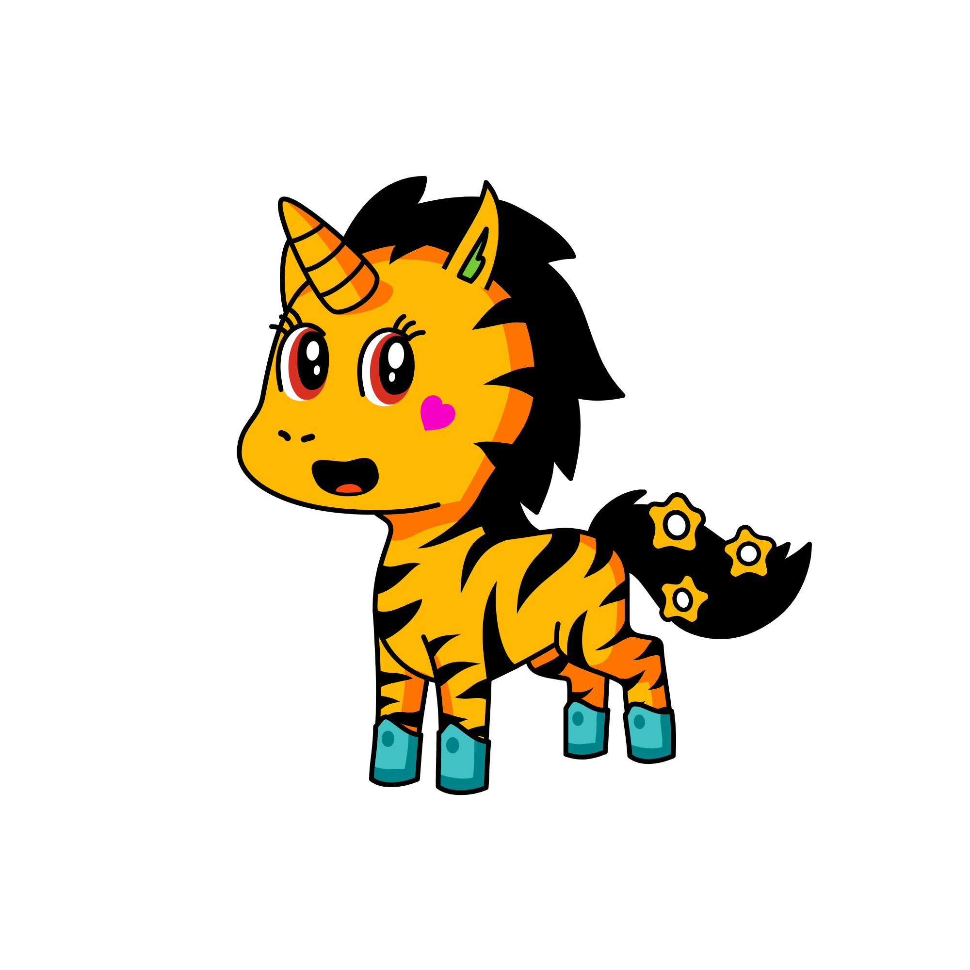 tigercorn, the unicorn