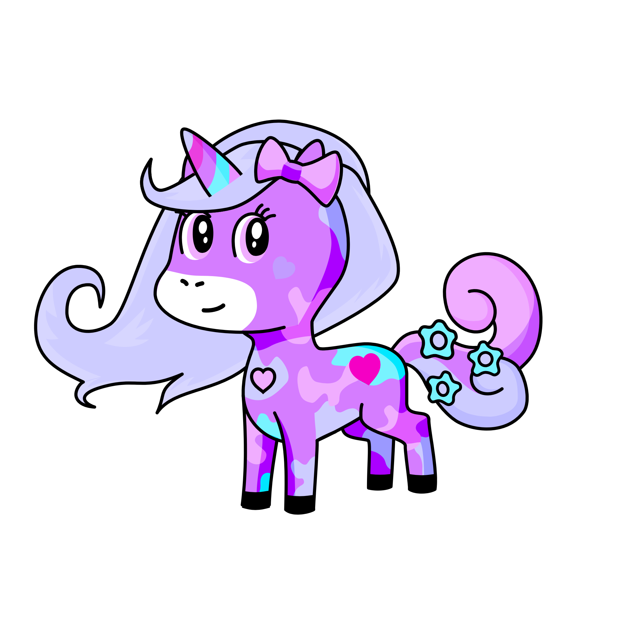 ❄️ snow ❄️ , the unicorn
