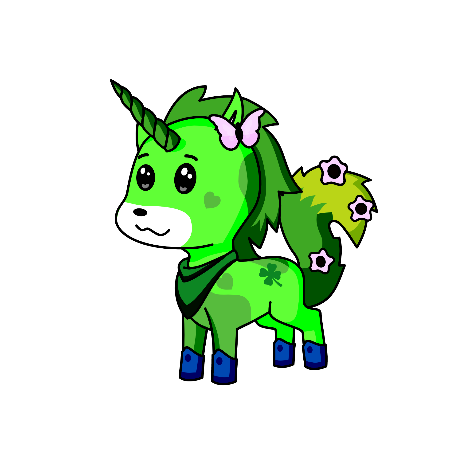 Bamboo the forest portecter, the unicorn