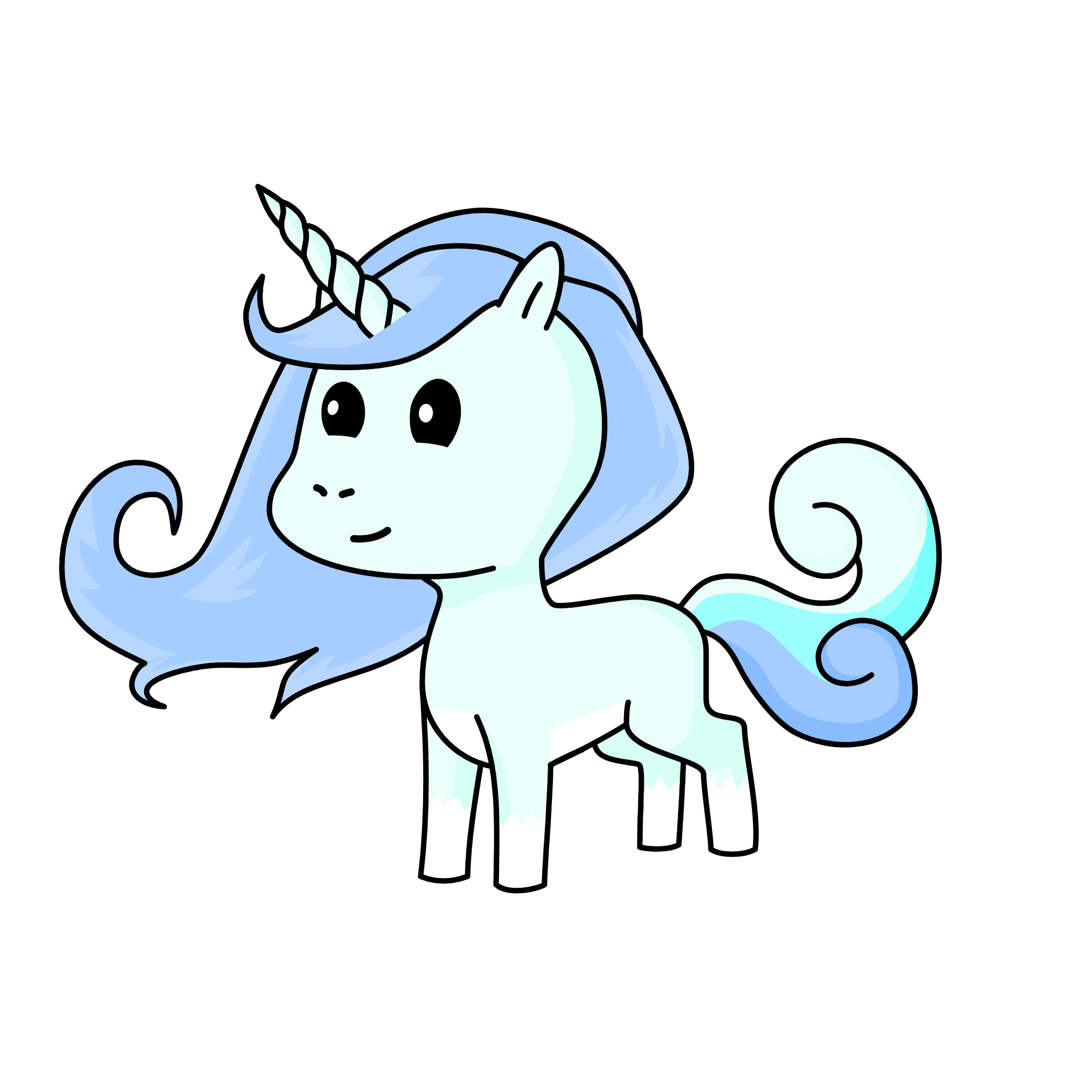 snowy, the unicorn