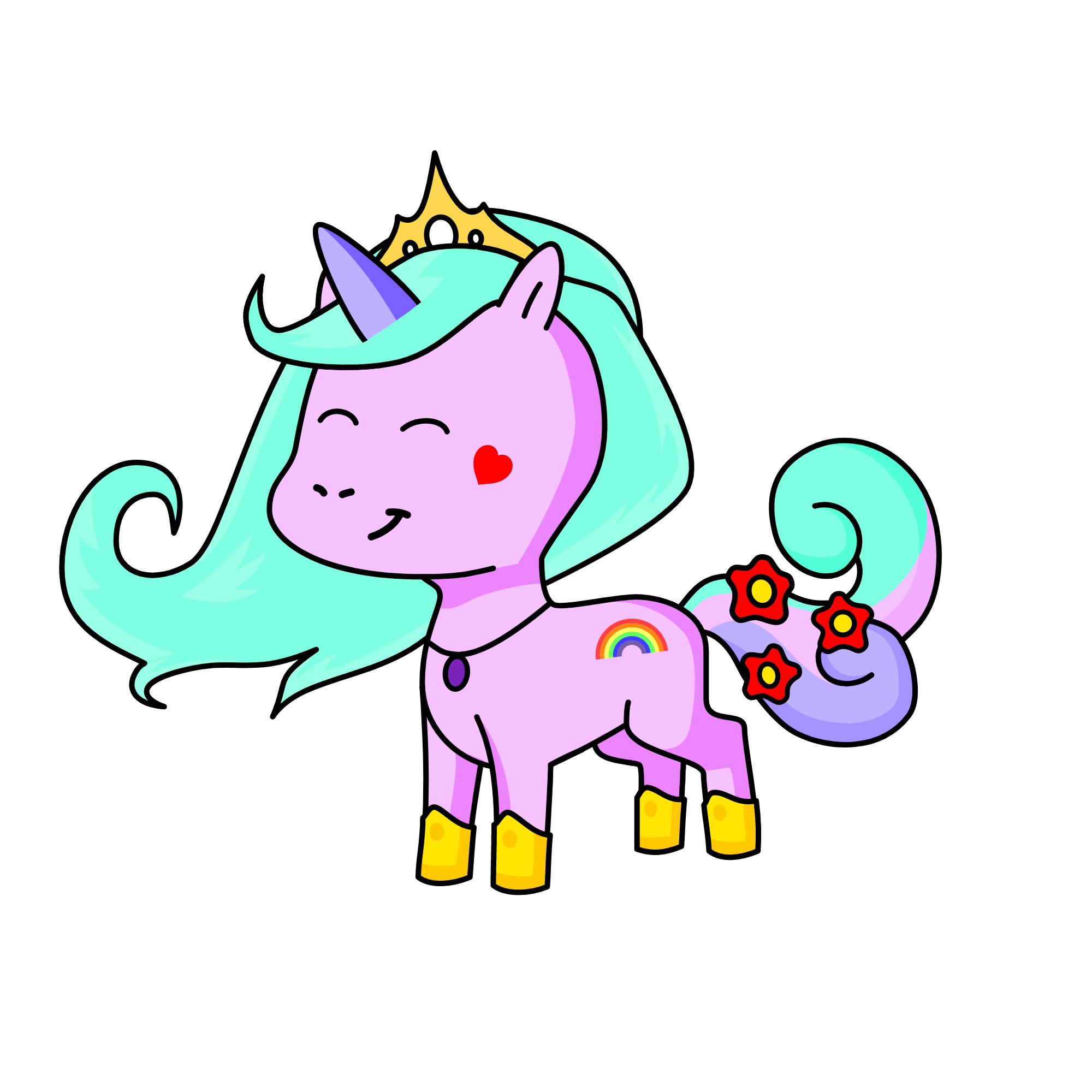 Pastel, the unicorn