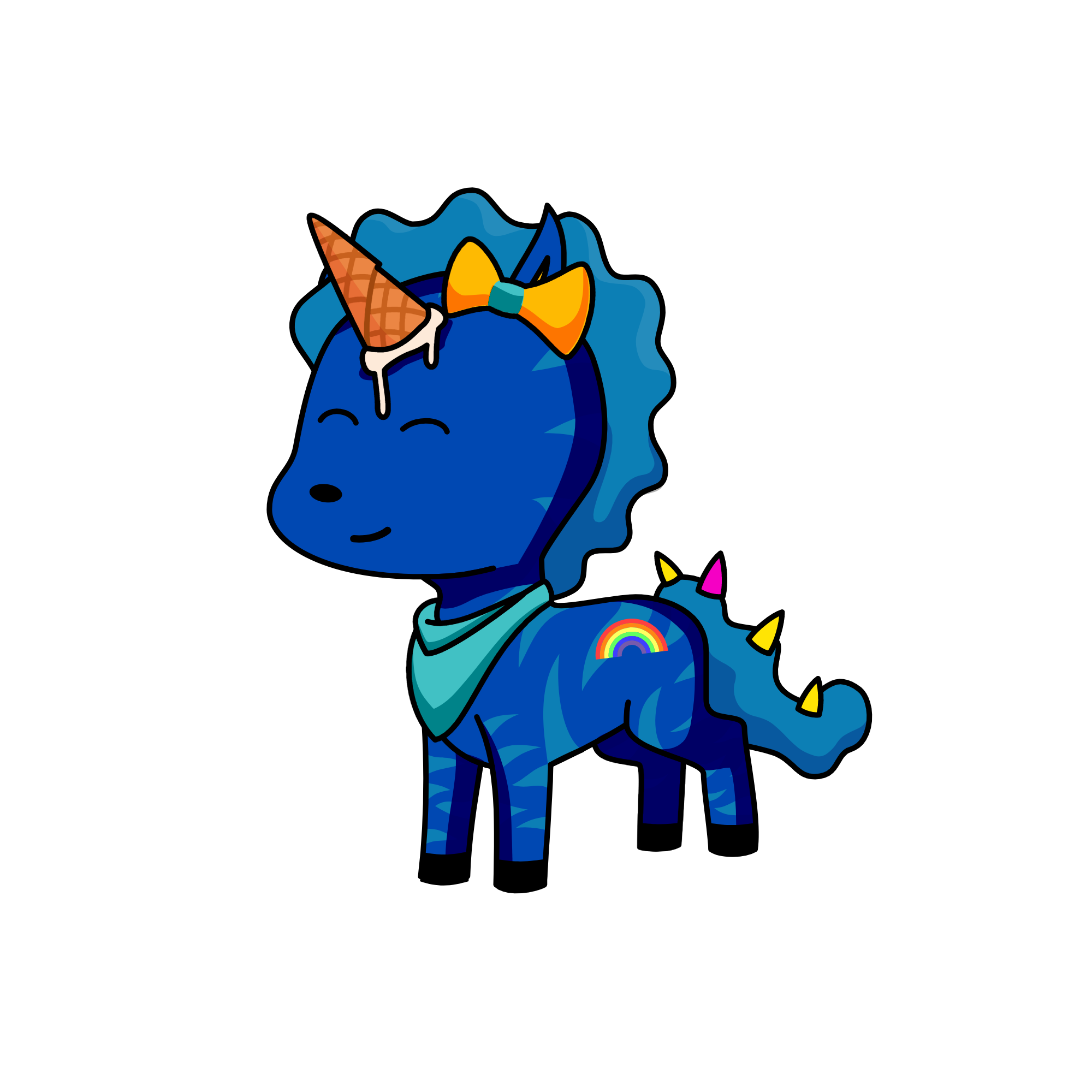 #2 colors, the unicorn