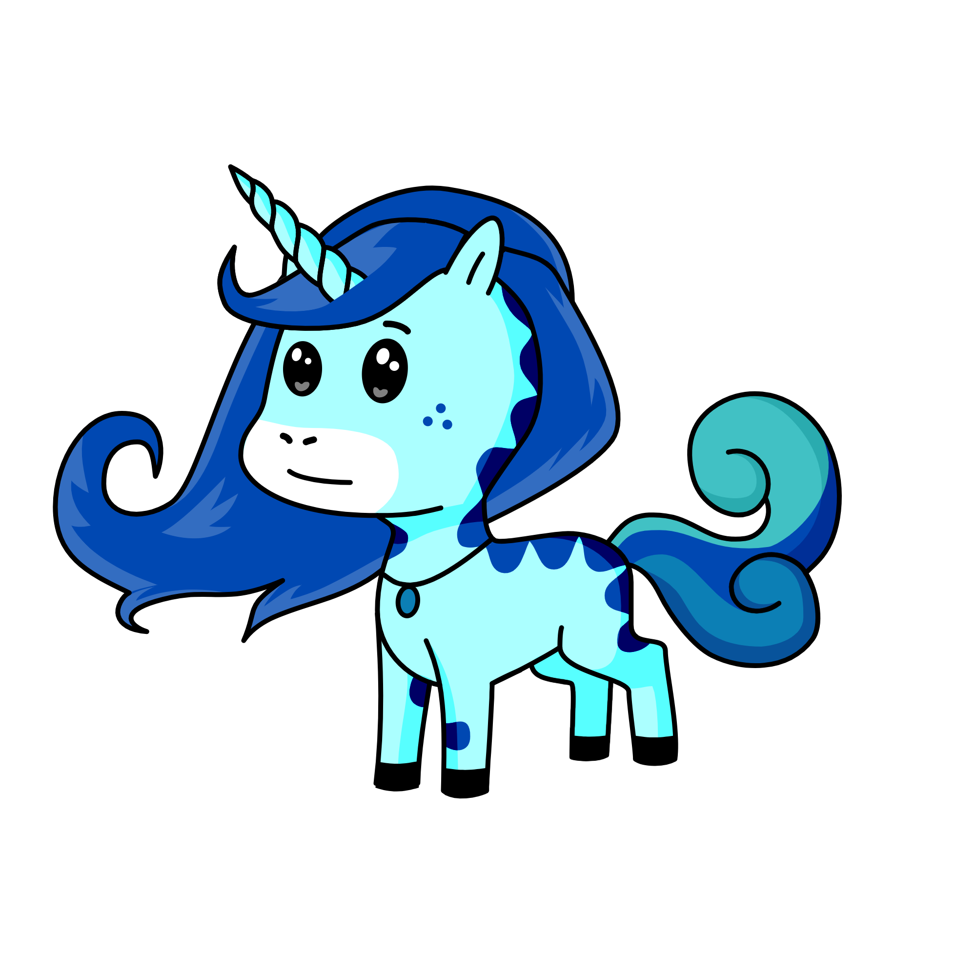 Icey, the unicorn