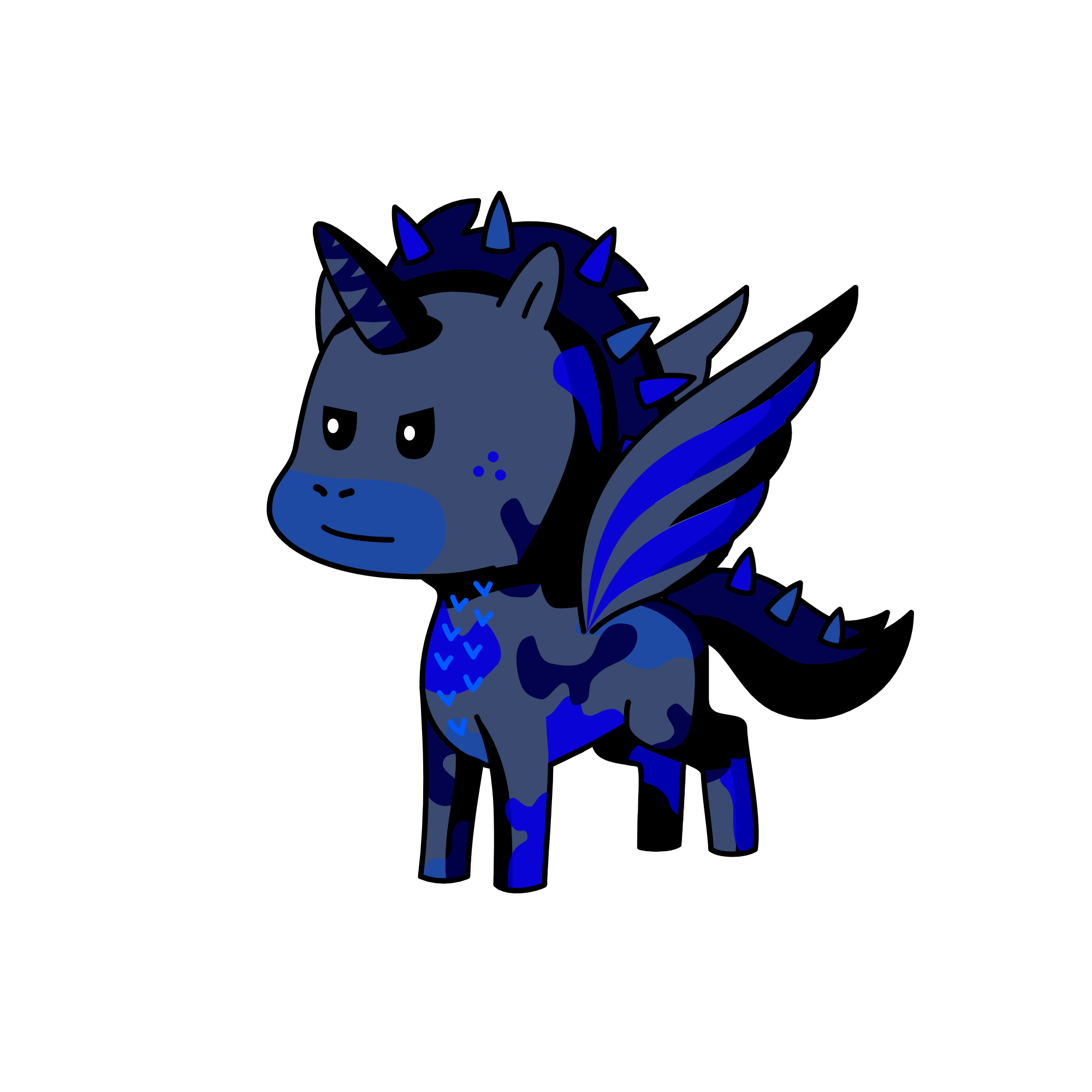 Inky, the unicorn