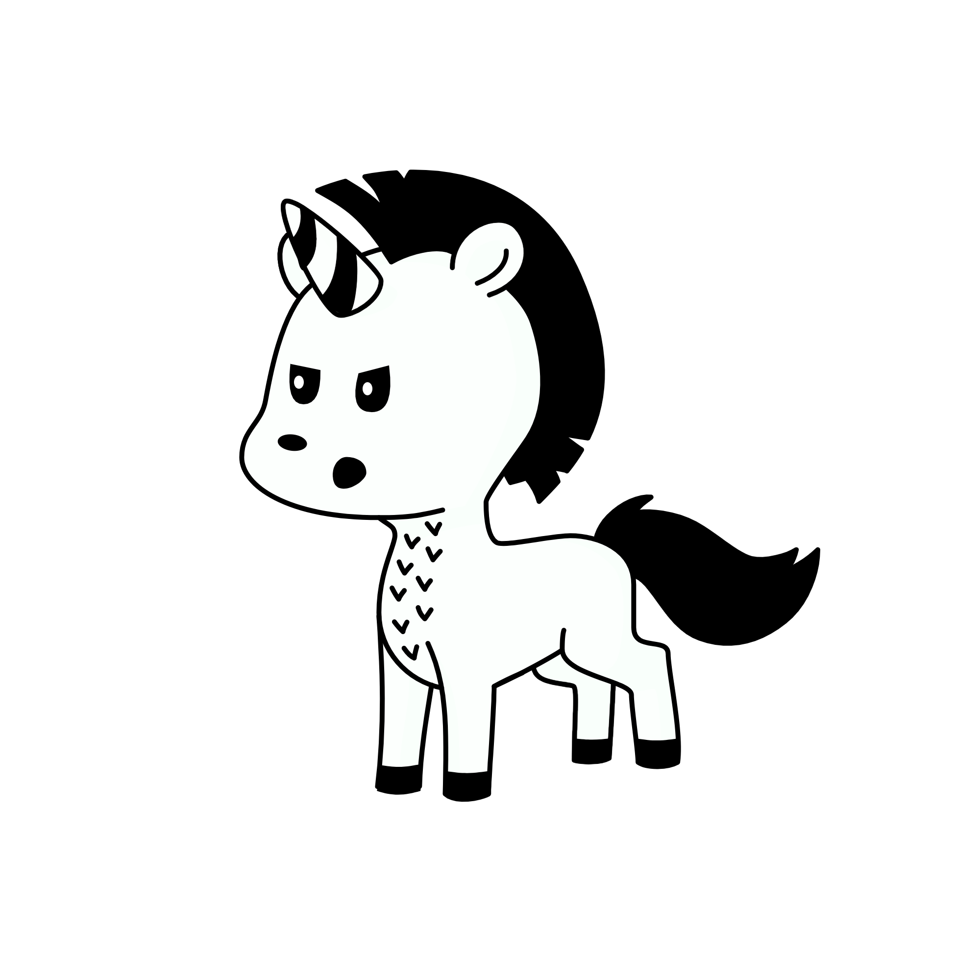 Zebracorn, the unicorn