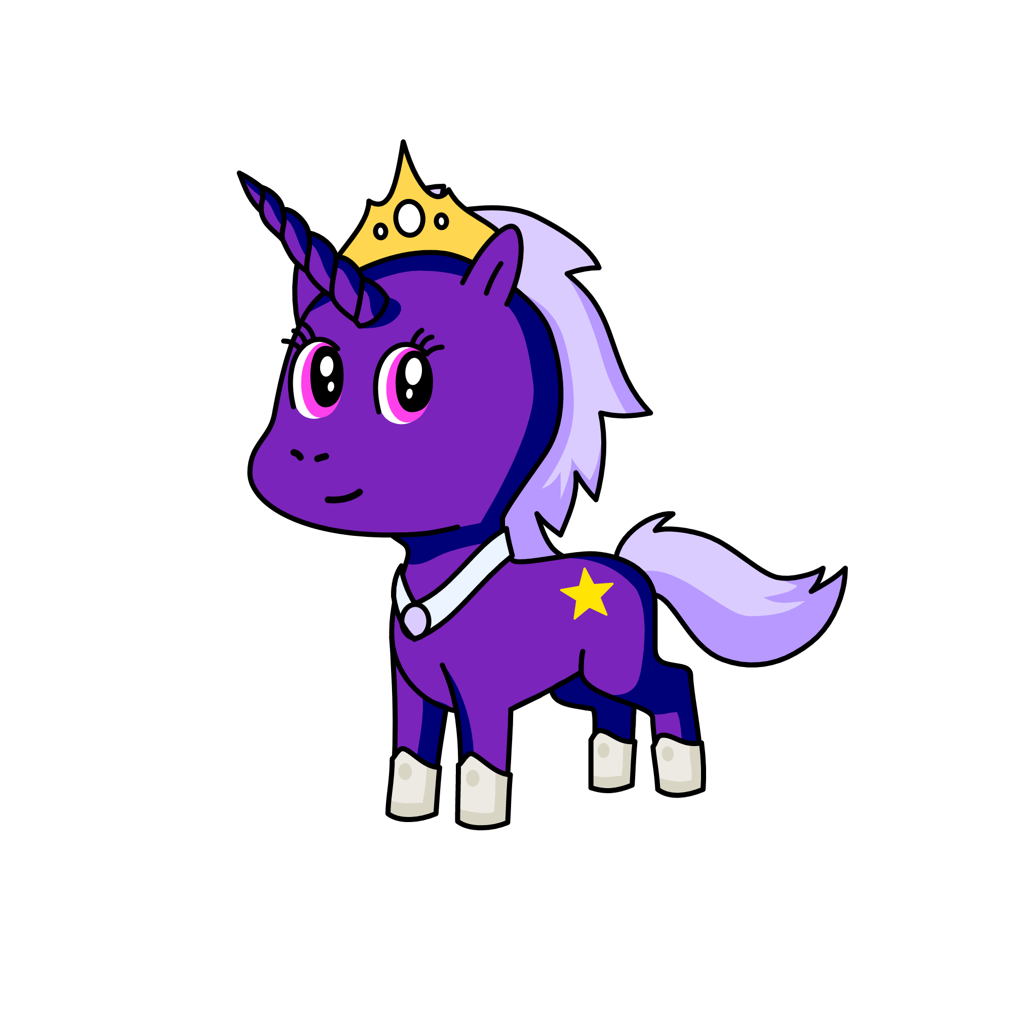 Twighlight Sparkle, the unicorn