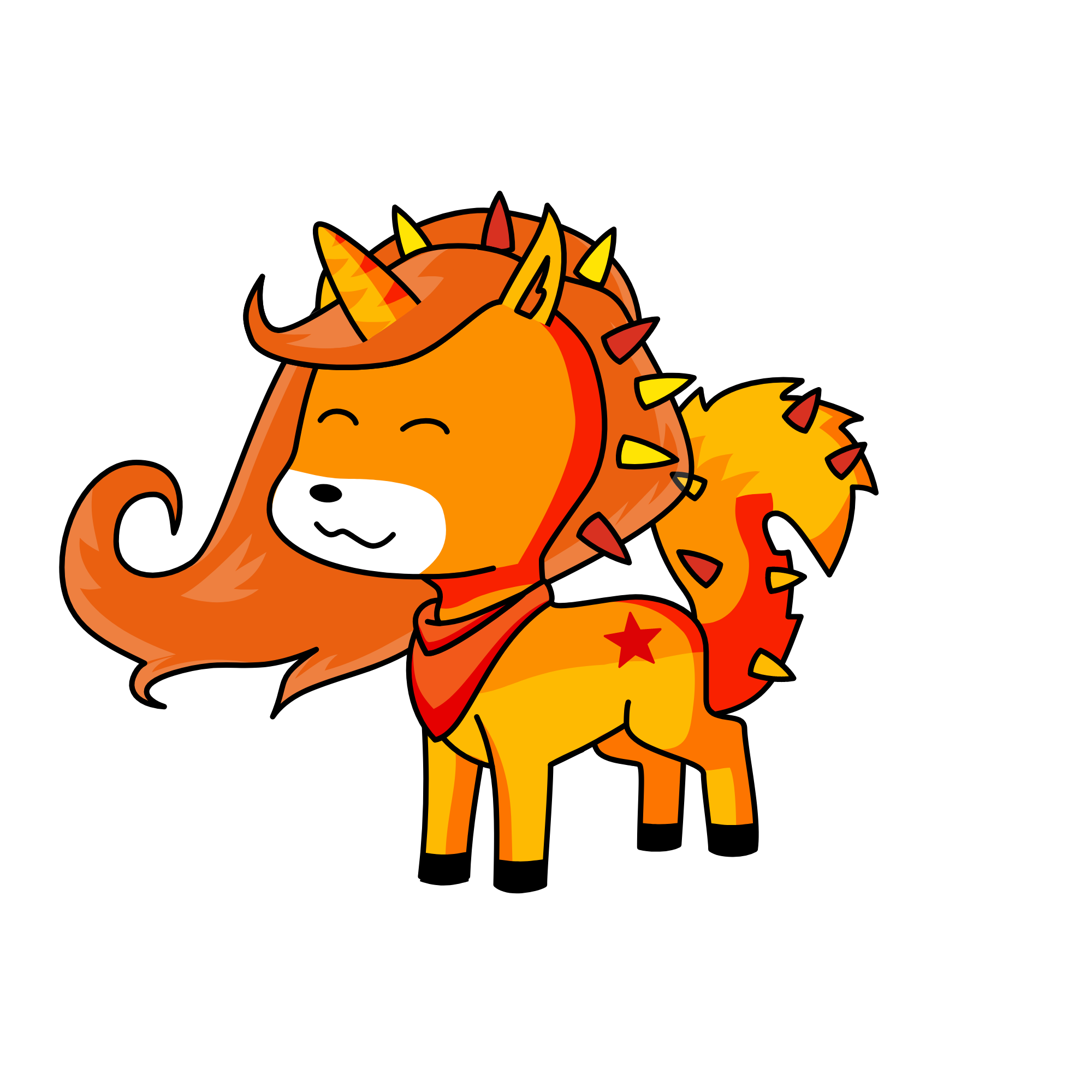 flame, the unicorn