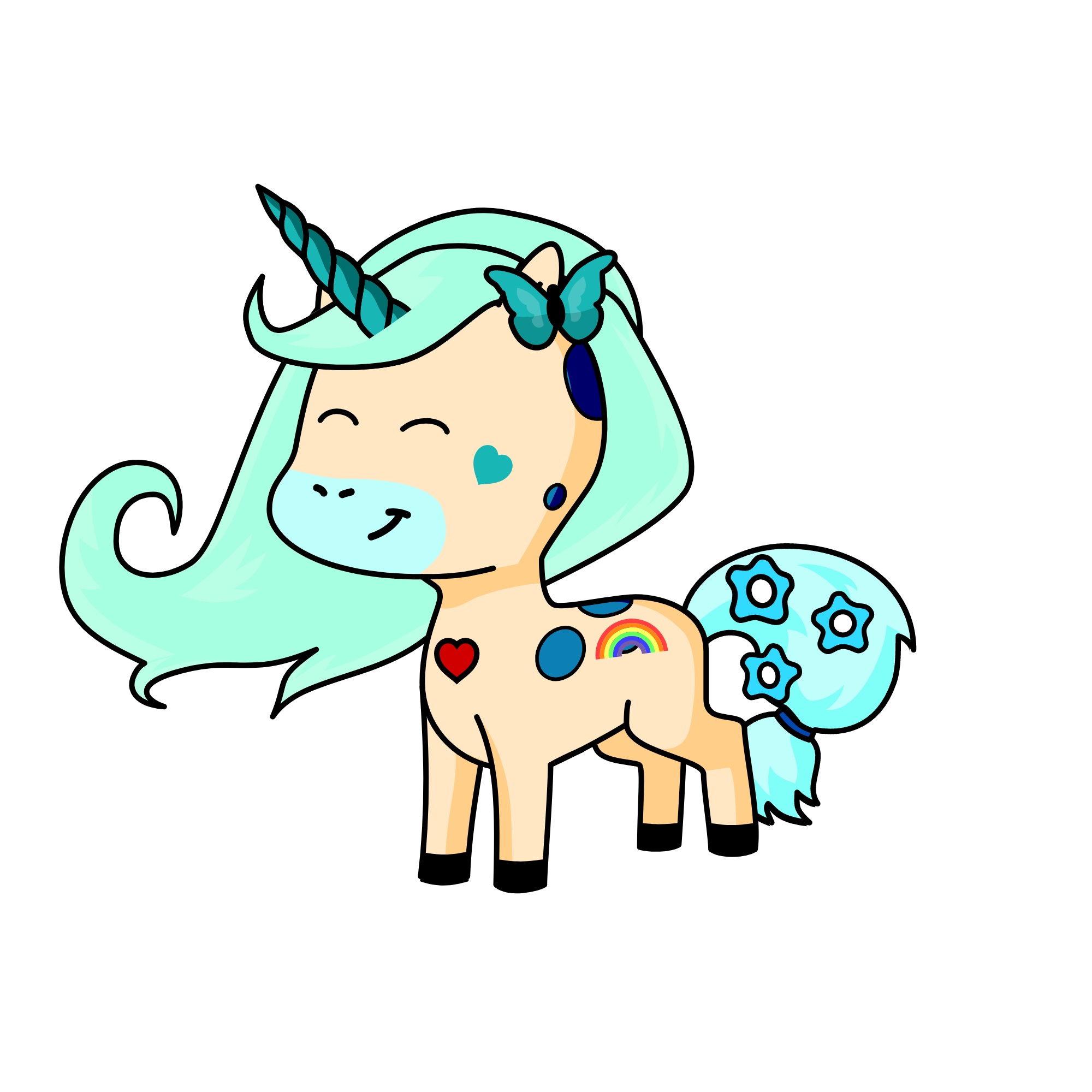 bluewi, the unicorn