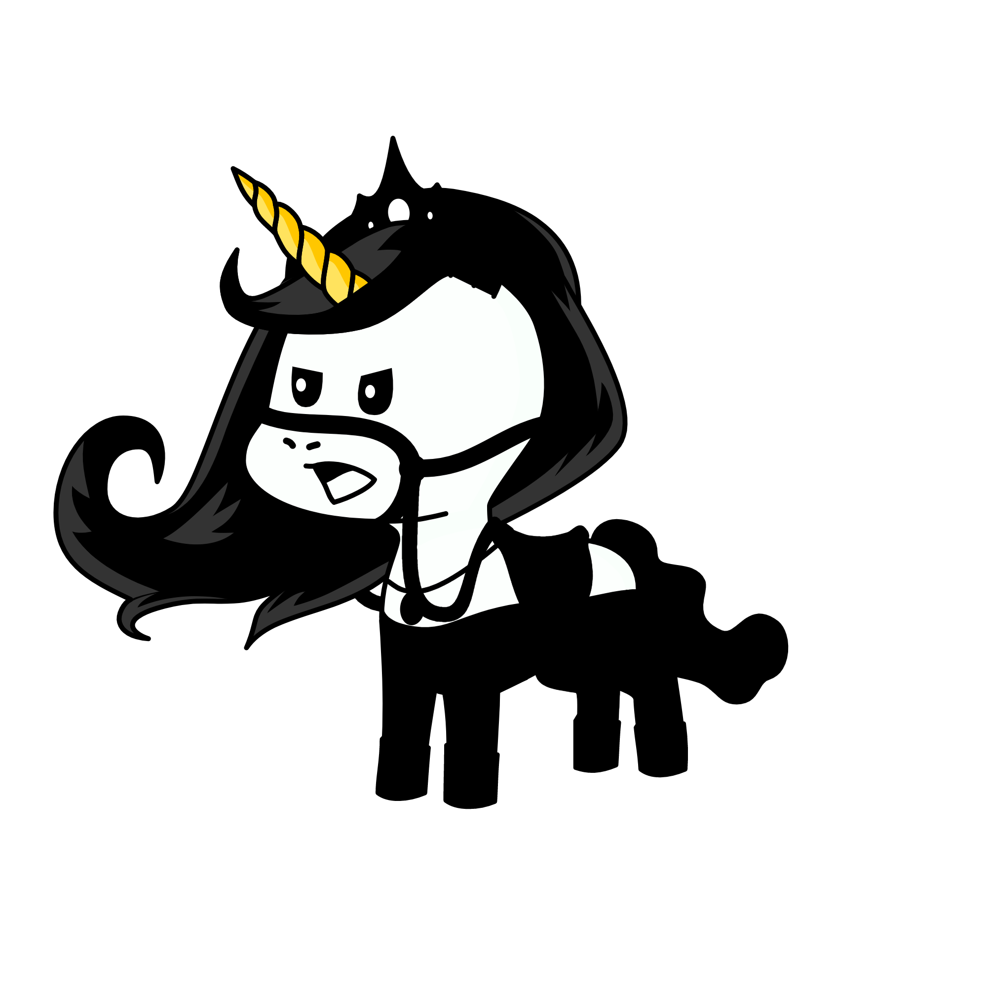 Alice the angle 😇😈, the unicorn