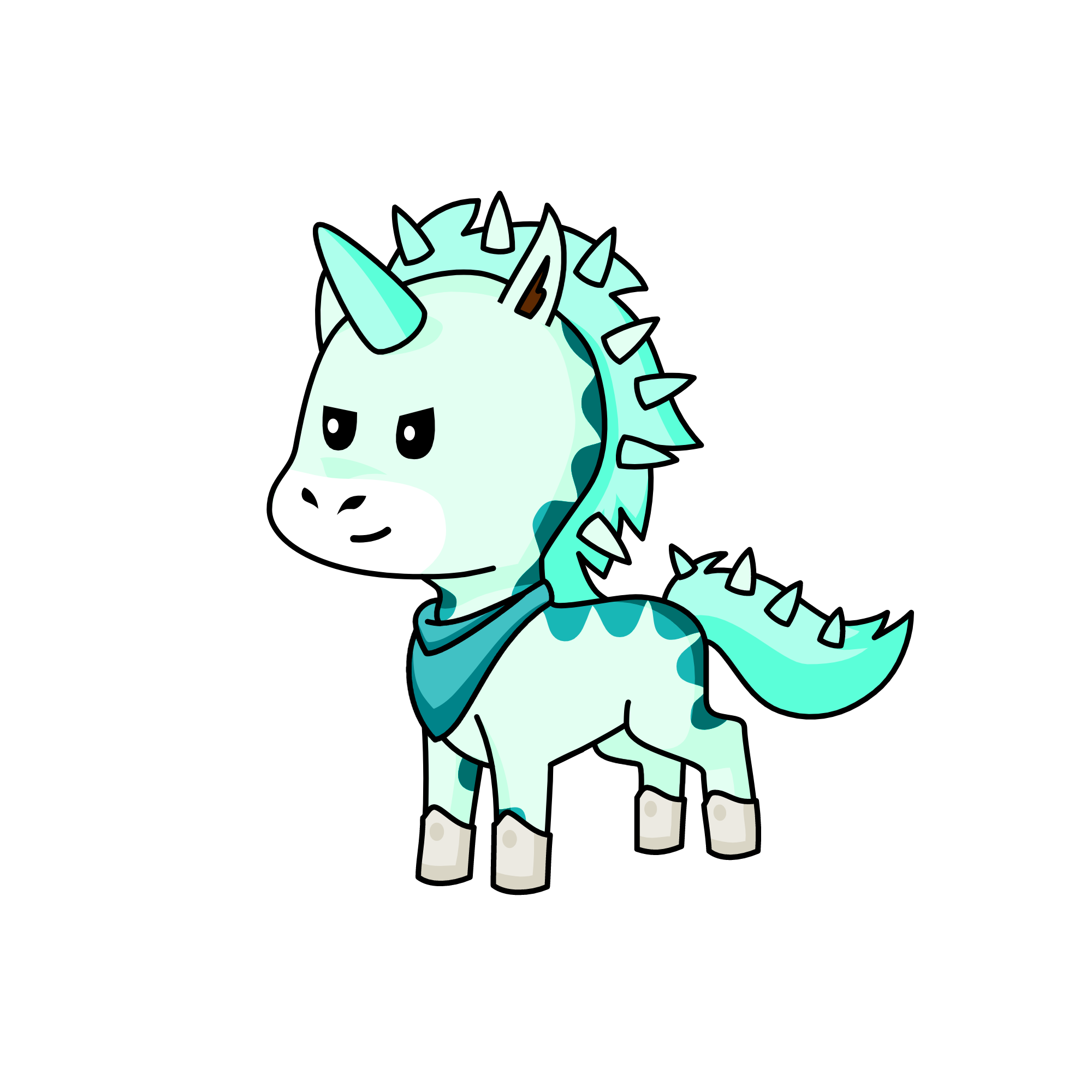 silver, the unicorn