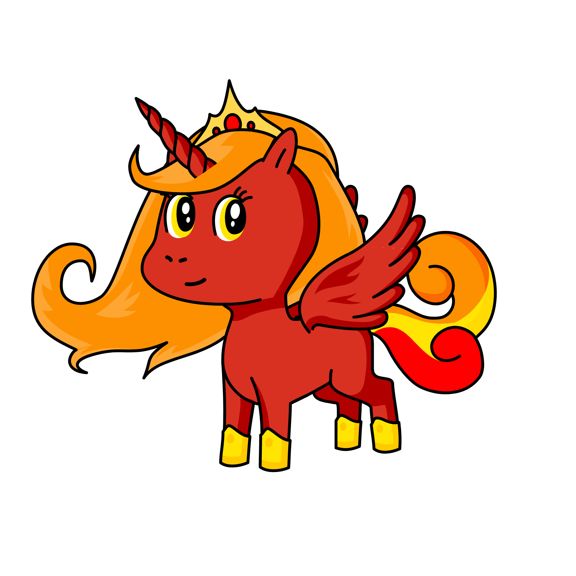 Queenbof fire, the unicorn