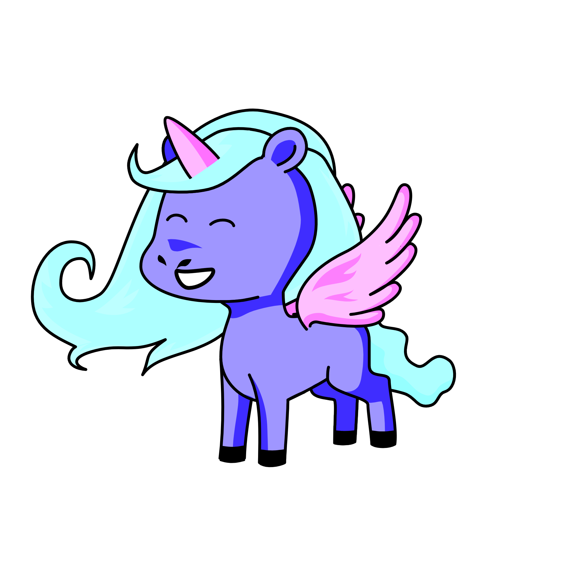 Queen of Pastel, the unicorn