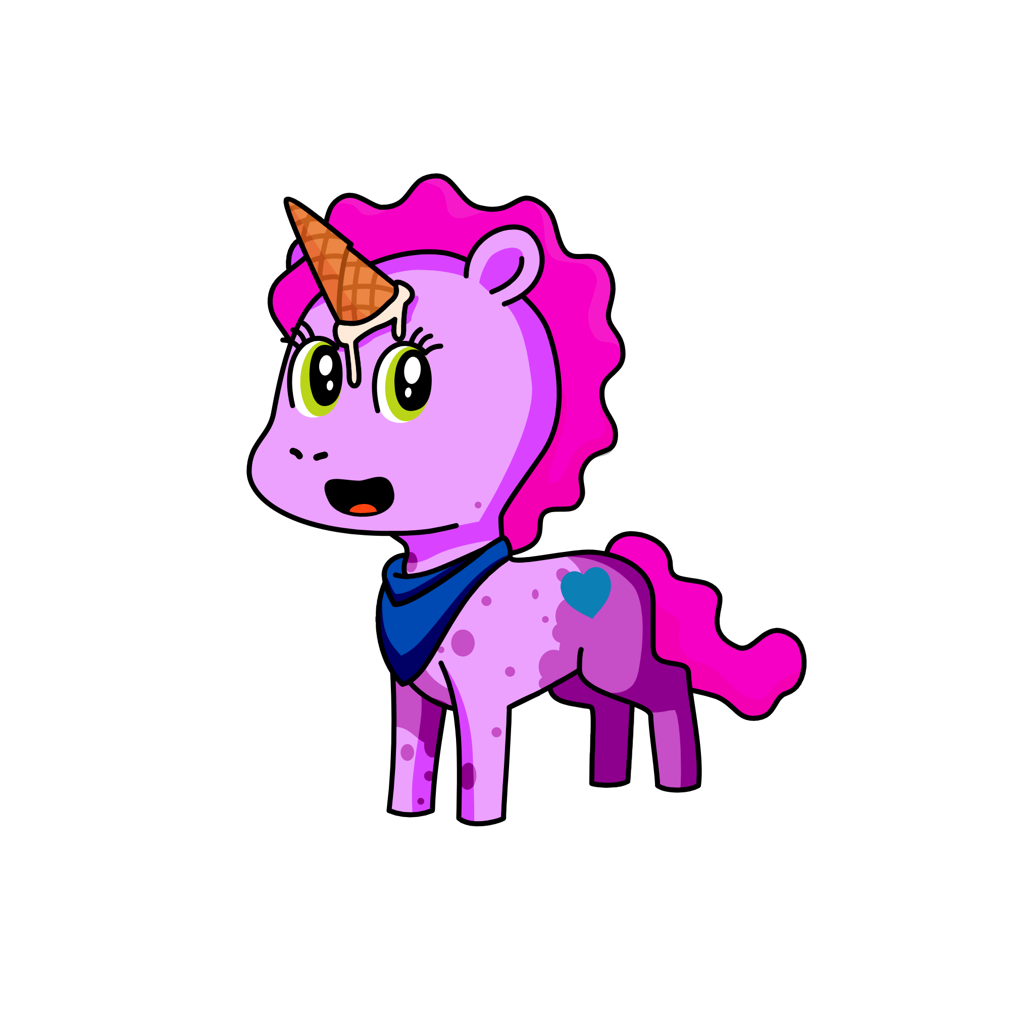pie, the unicorn