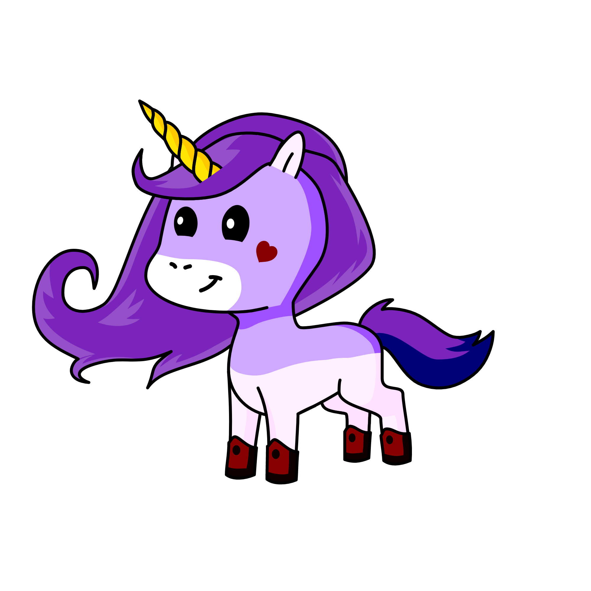 fluffster, the unicorn