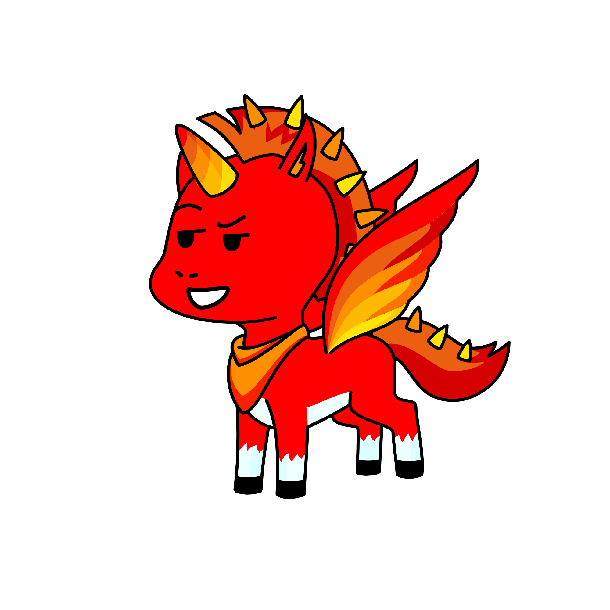 flame, the unicorn