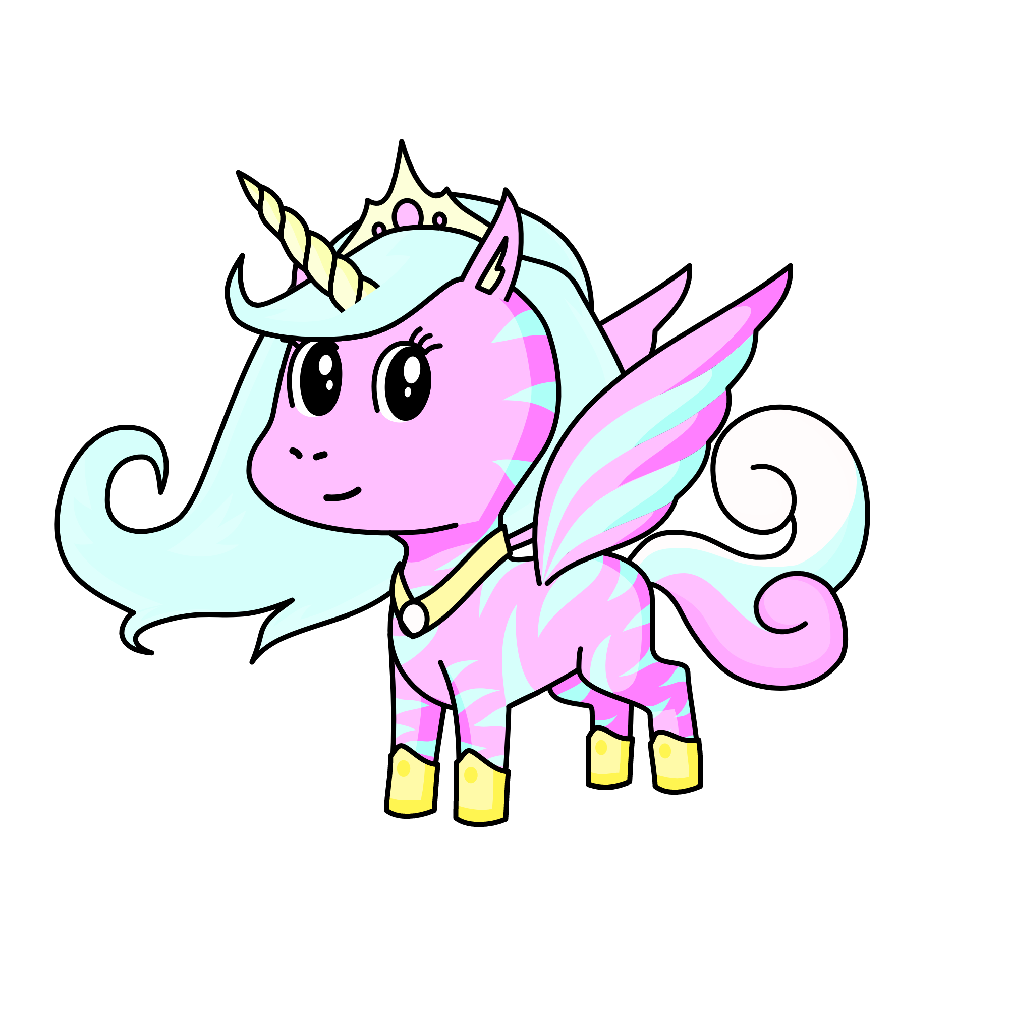 Pastel, the unicorn