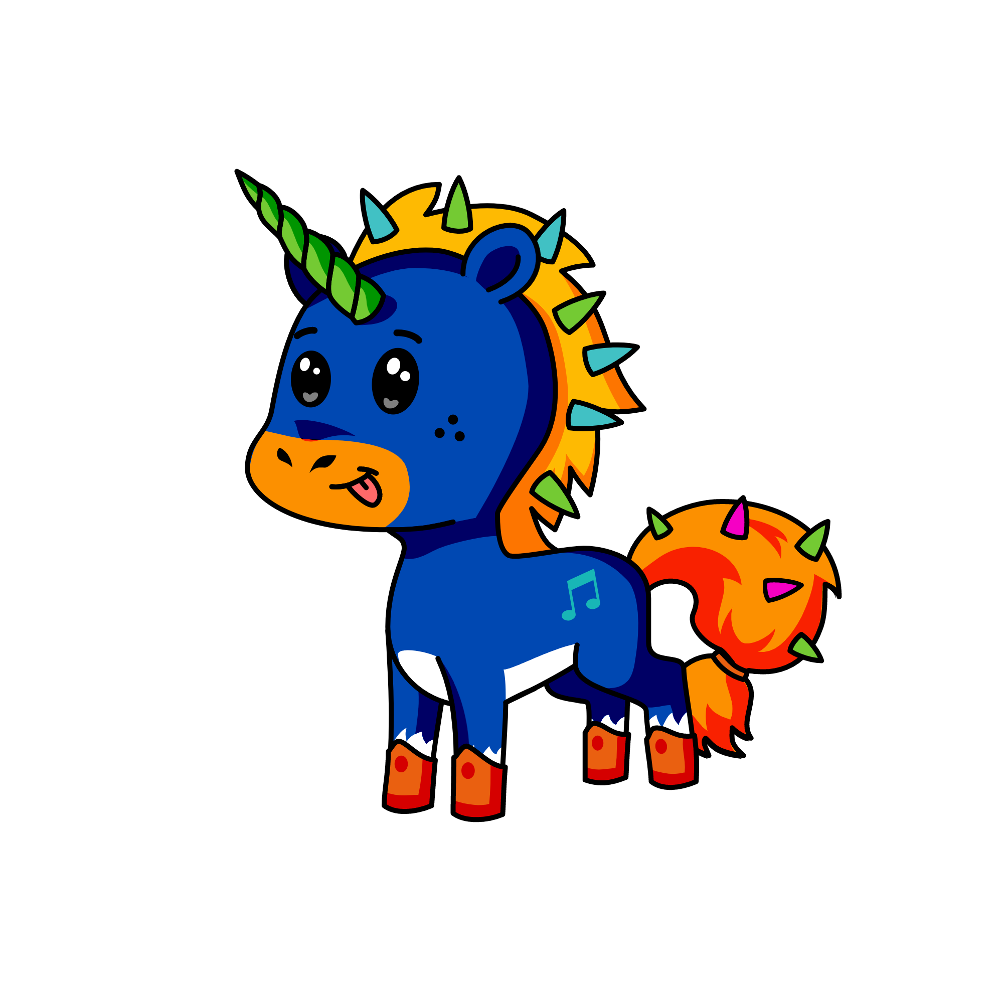 poop, the unicorn