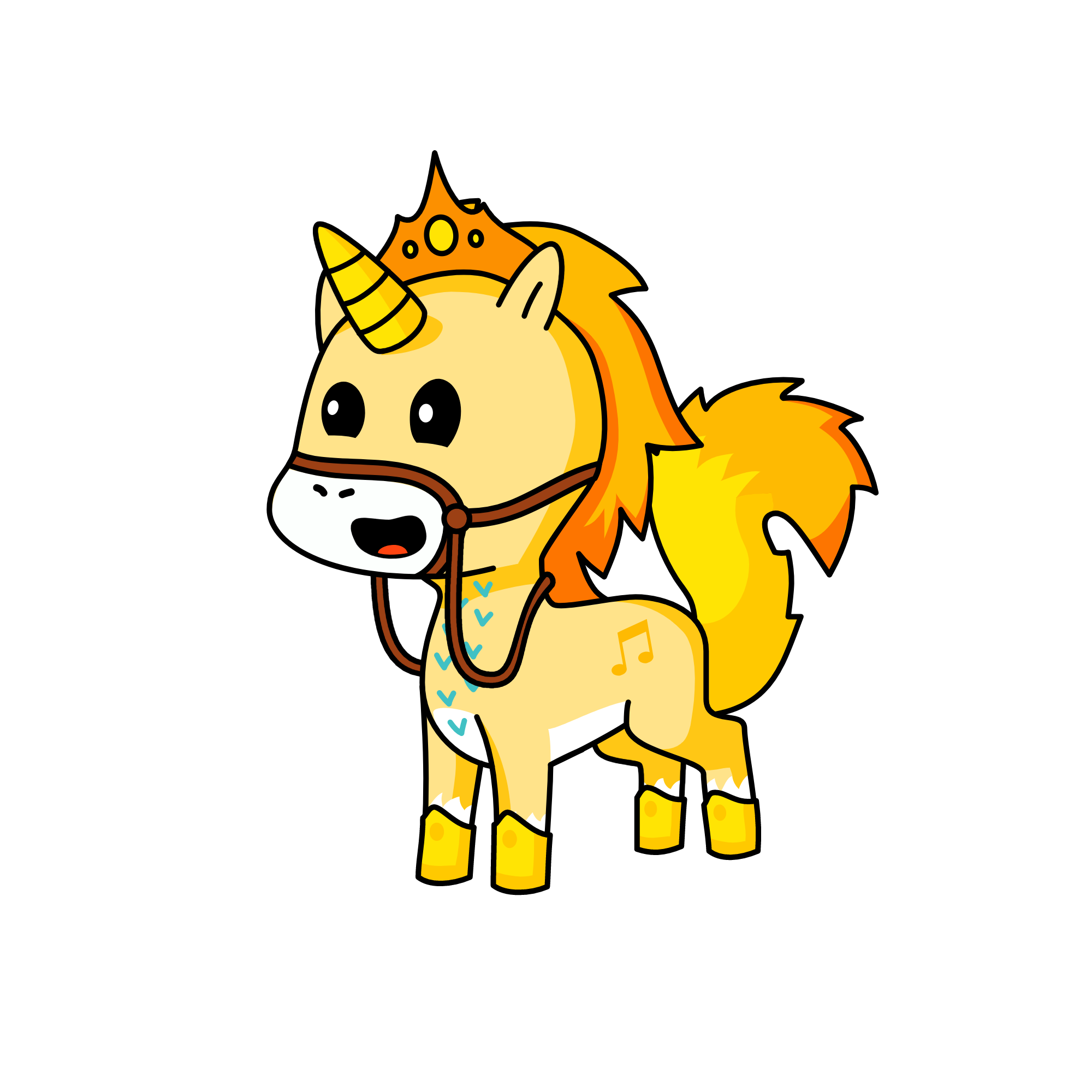 Goldie, the unicorn