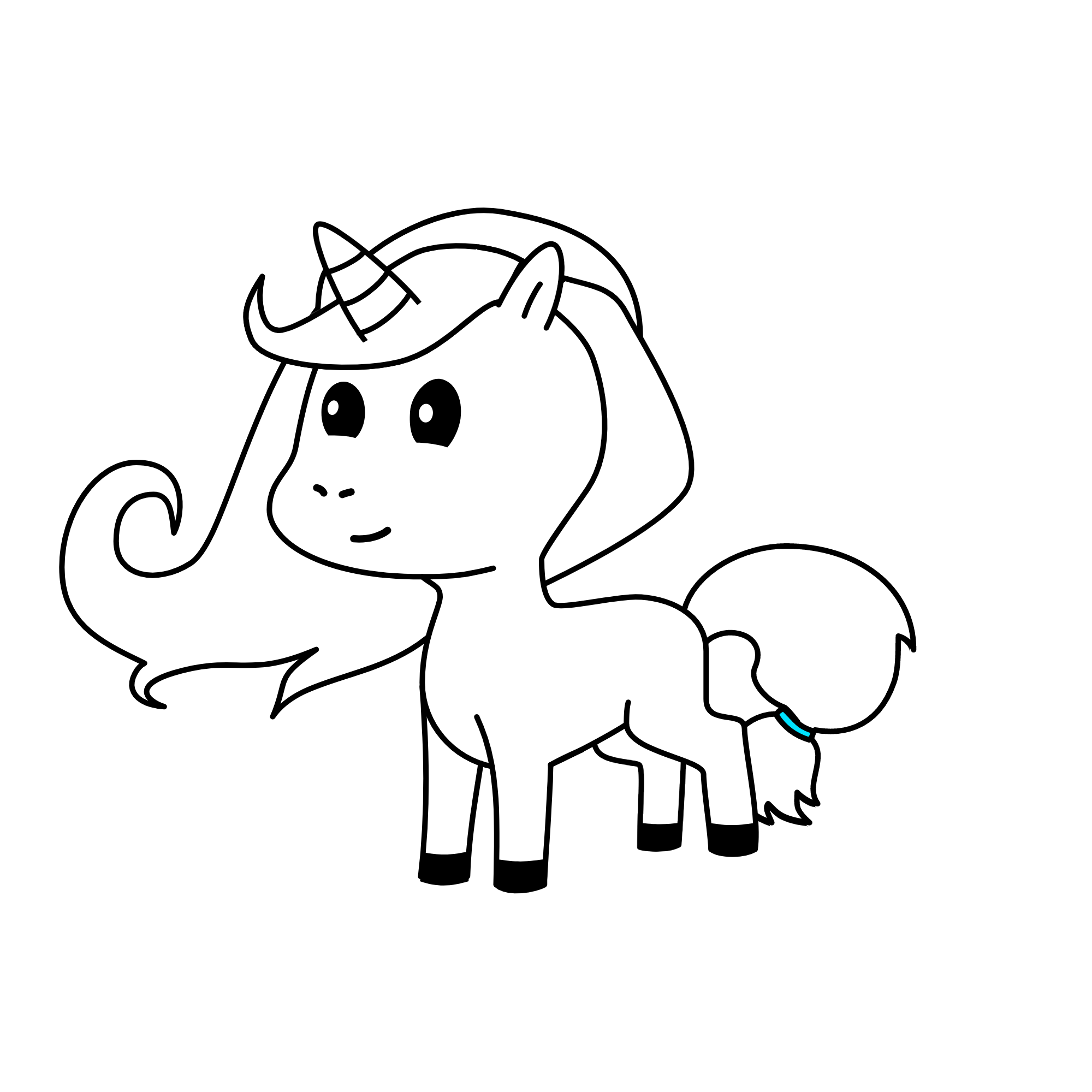 snowy, the unicorn